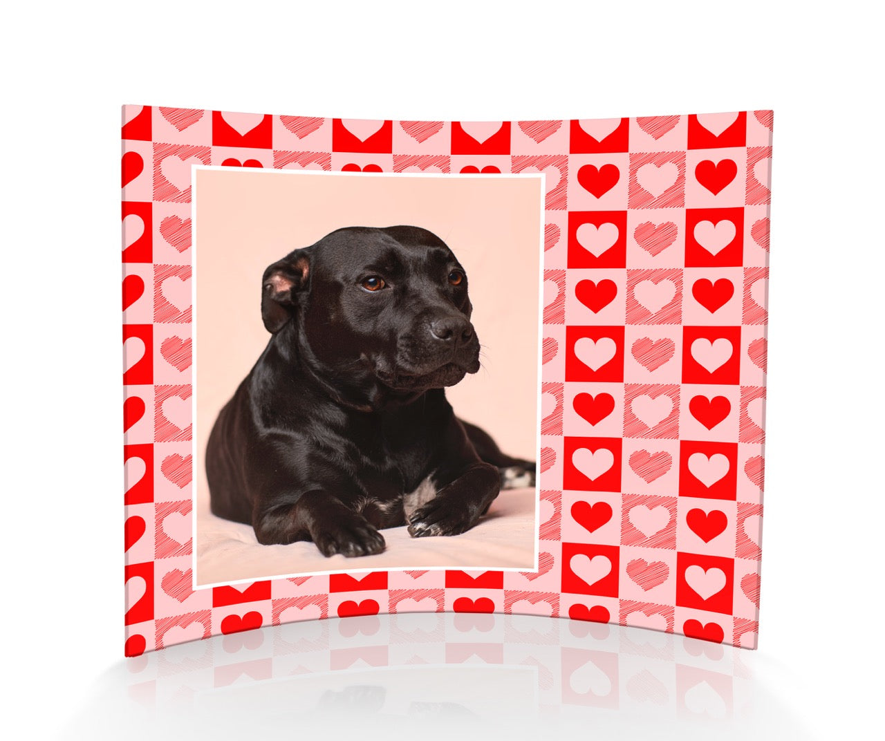 Trend Setters Original (Patterns - Left Photo Upload) 12 x 10 Curved Acrylic Print