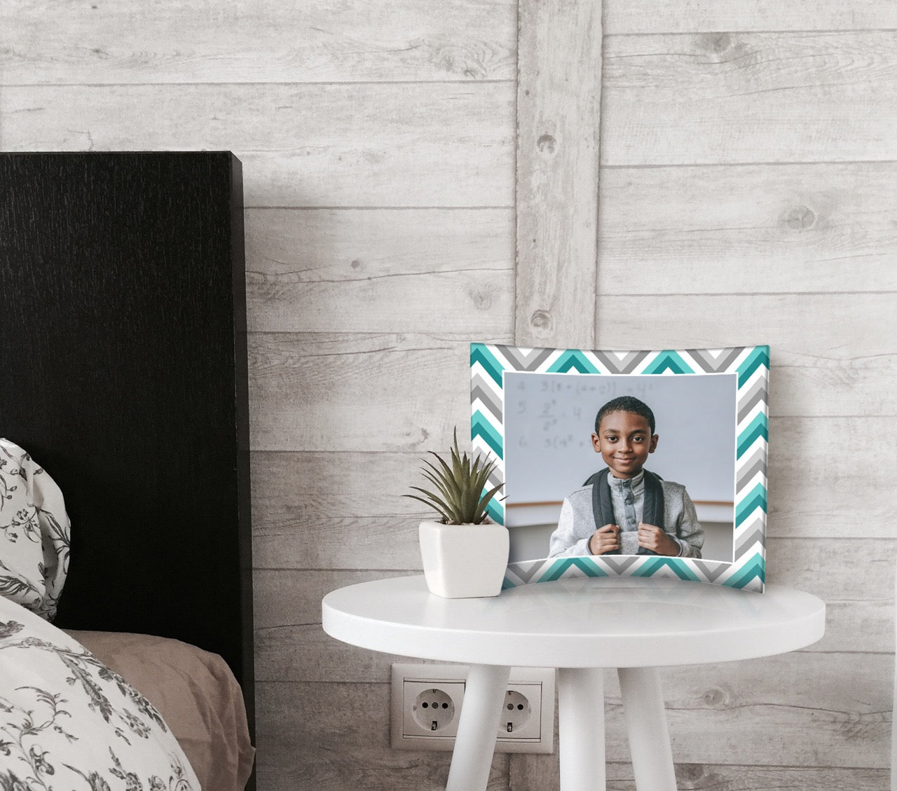 Trend Setters Original (Patterns - Center Photo Upload) 12 x10 Curved Acrylic Print