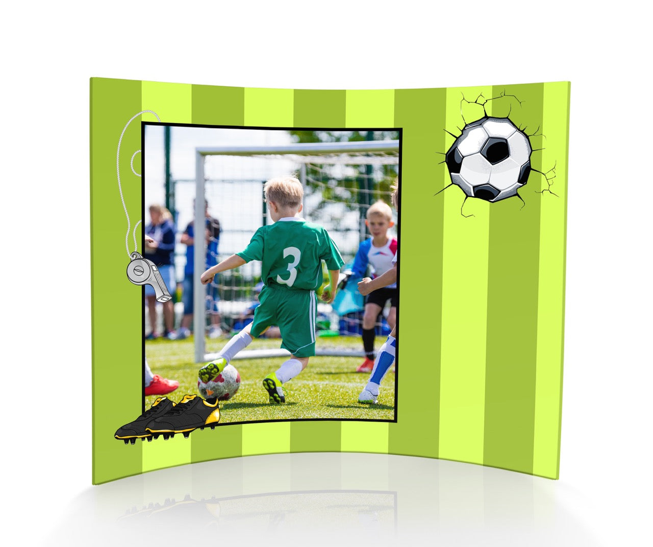 Trend Setters Original (Sports - Left Photo Upload) 12 x 10 Curved Acrylic Print