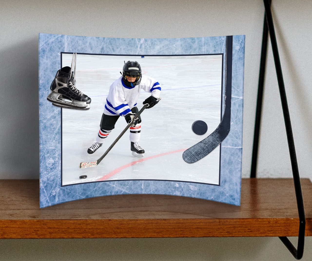 Trend Setters Original (Sports - Center Photo Upload) 12 x 10 Curved Acrylic Print