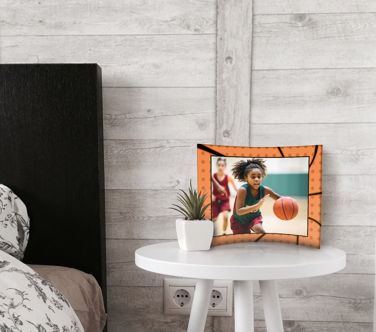 Trend Setters Original (Sports - Center Photo Upload) 12 x 10 Curved Acrylic Print