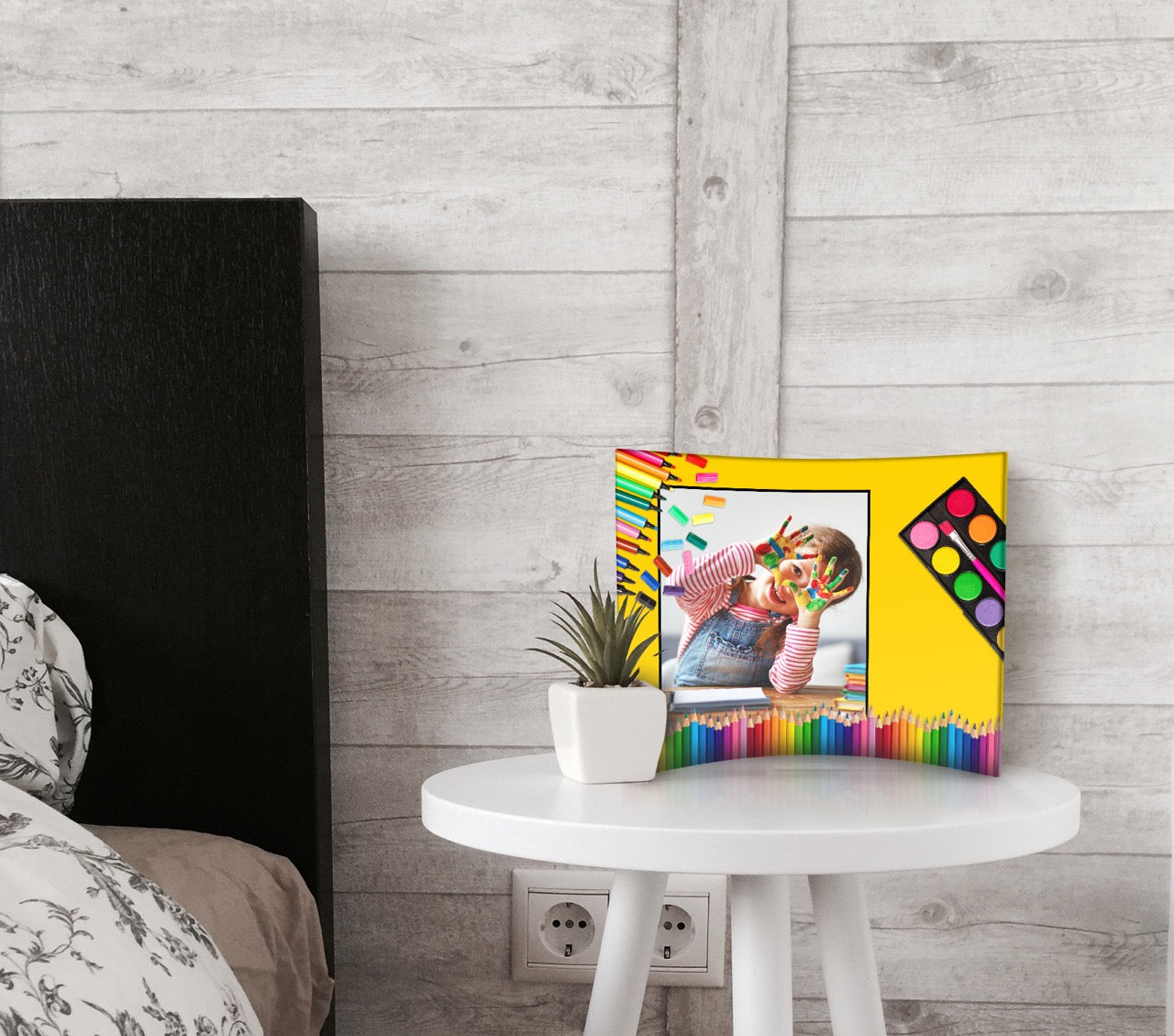 Trend Setters Original (Interests - Left Photo Upload) 12 x 10 Curved Acrylic Print