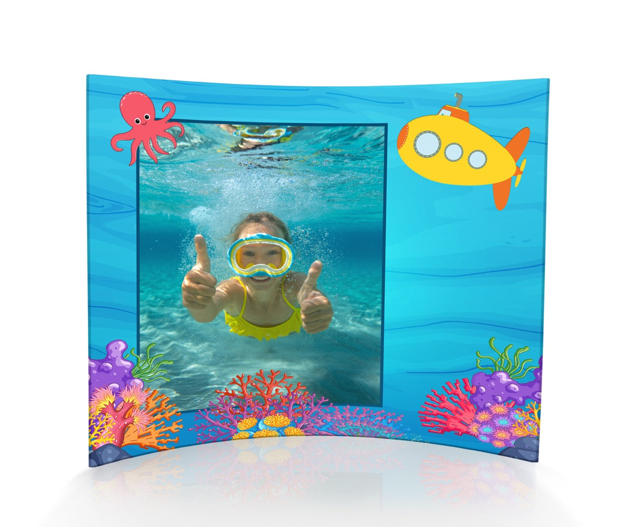 Trend Setters Original (Interests - Left Photo Upload) 12 x 10 Curved Acrylic Print