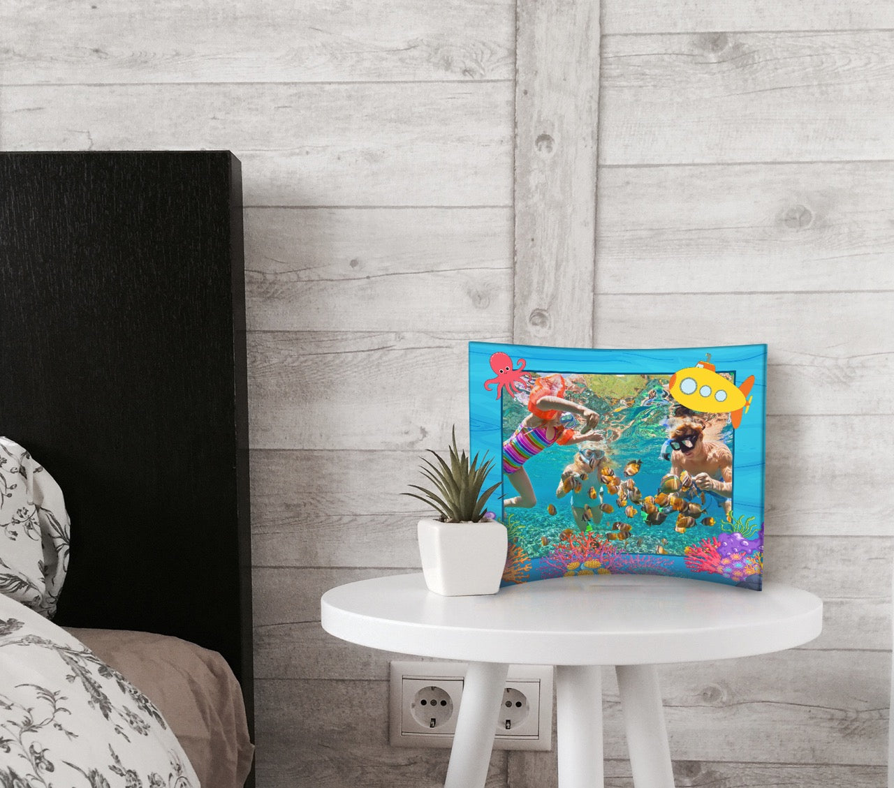 Trend Setters Original (Interests - Center Photo Upload) 12 x 10 Curved Acrylic Print