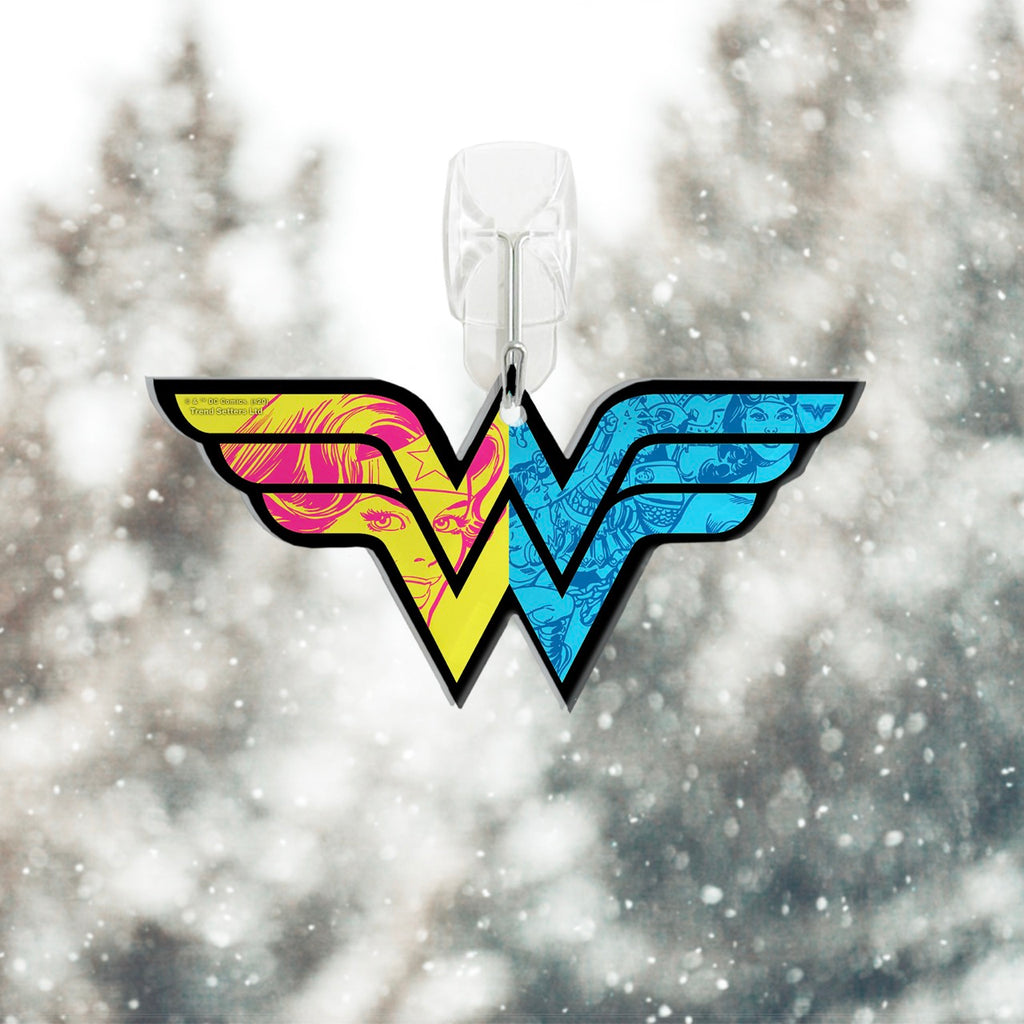 DC Wonder Woman (Split) Wonder Woman Emblem-Shaped Acrylic Print ACPWW614