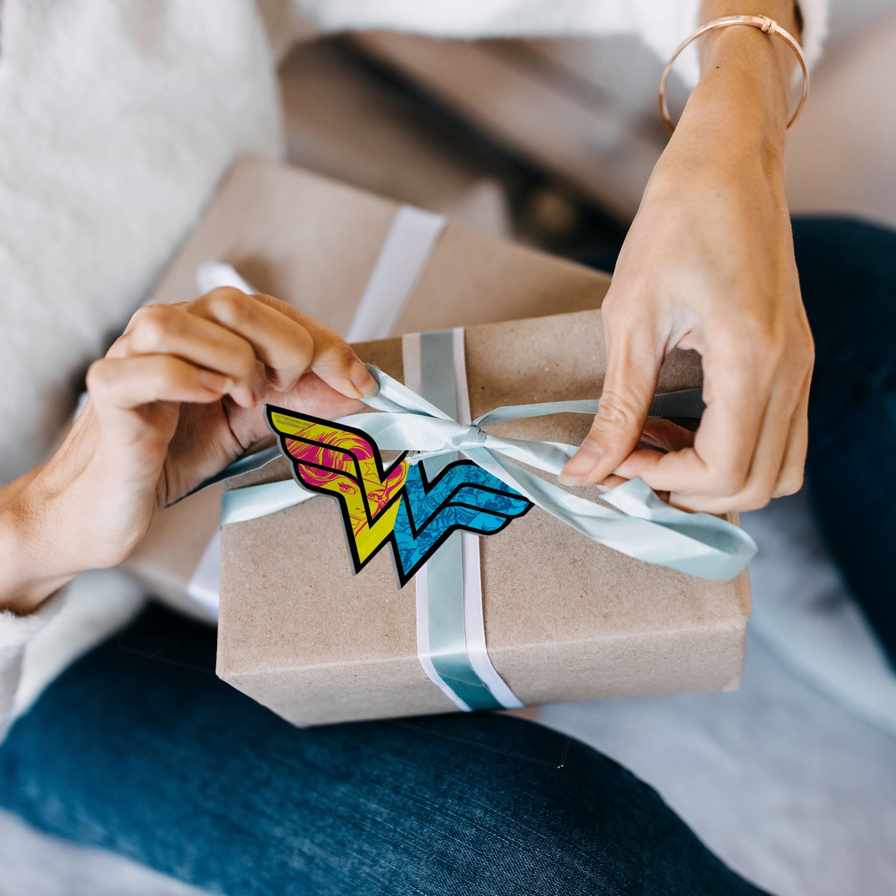 DC Wonder Woman (Split) Wonder Woman Emblem-Shaped Acrylic Print ACPWW614