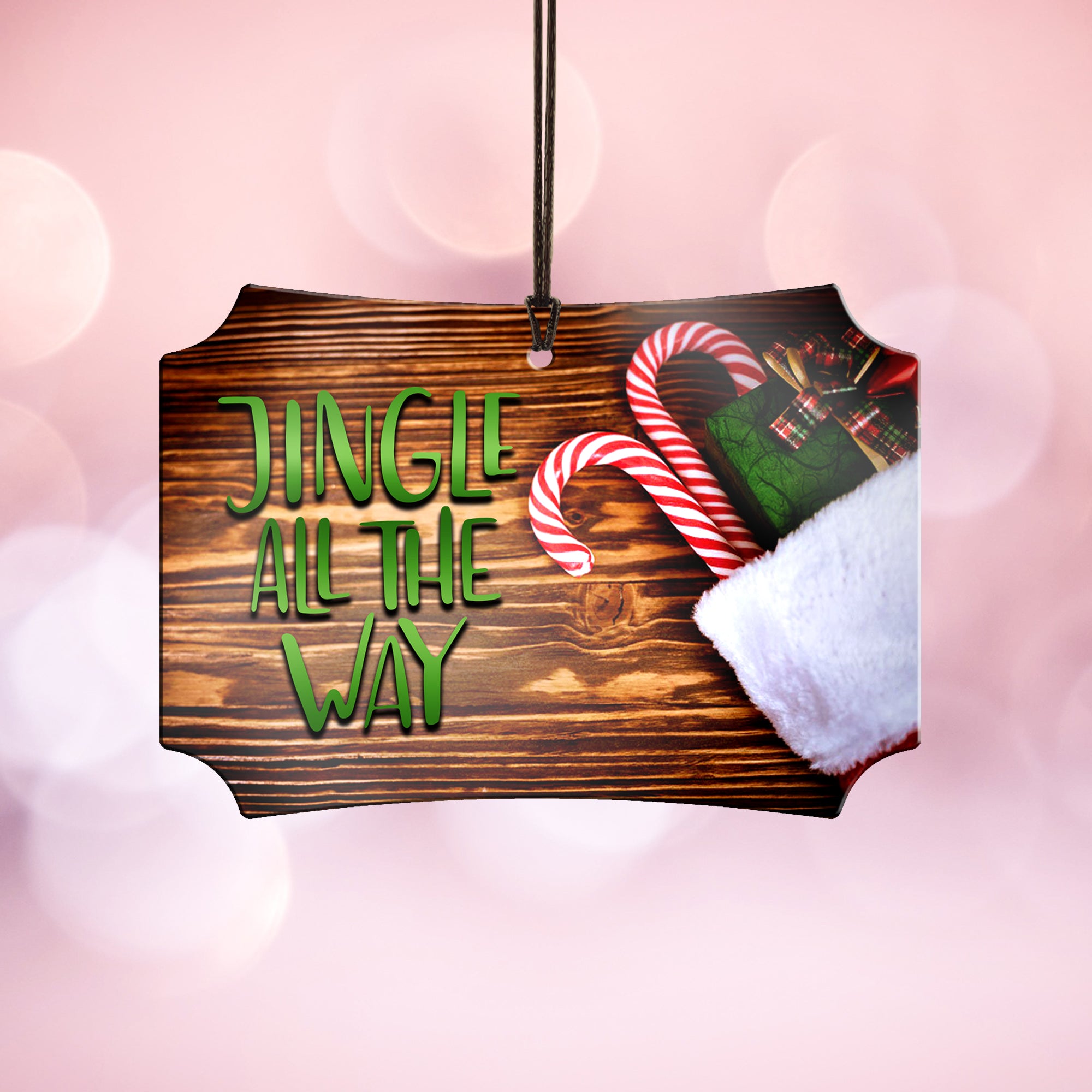 Christmas Collection (Jingle All The Way) Hanging Metal Print AMBERL074