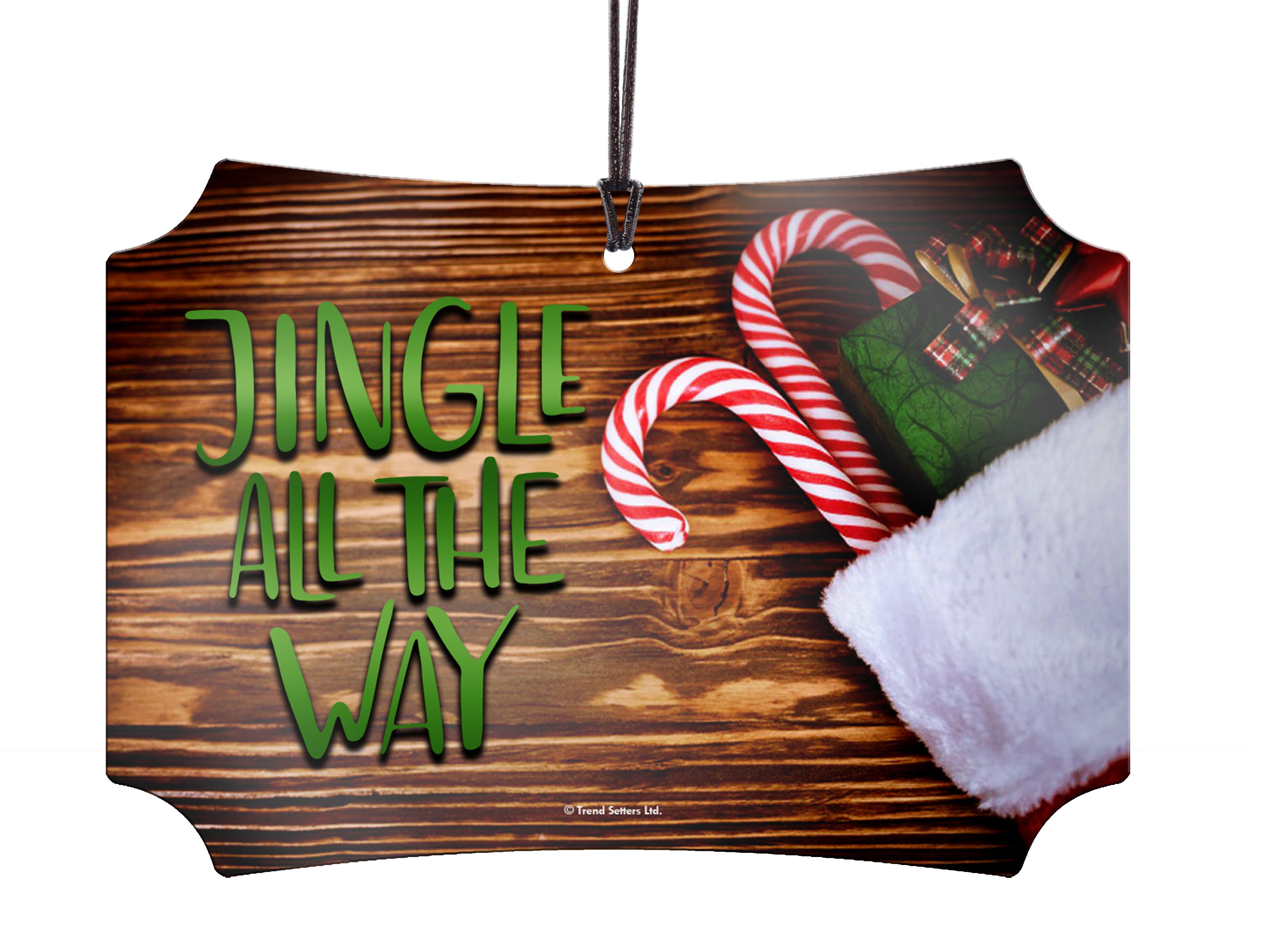 Christmas Collection (Jingle All The Way) Hanging Metal Print AMBERL074