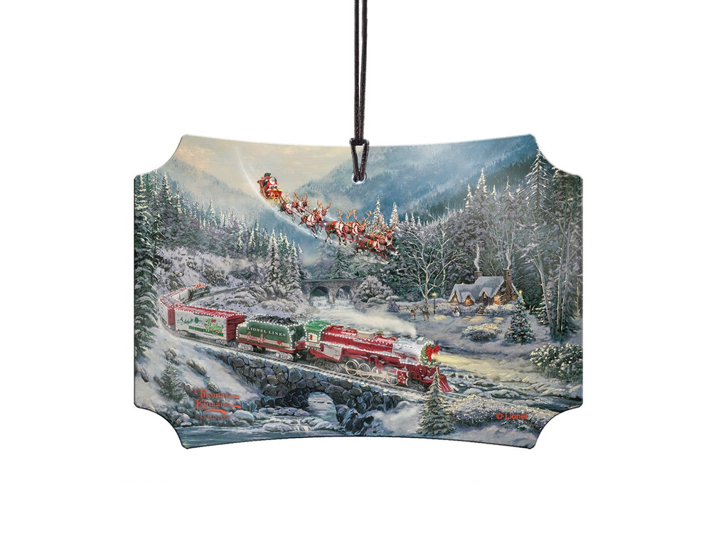 Thomas Kinkade (Lionel - Christmas Light Express) Hanging Metal Print AMBERL145