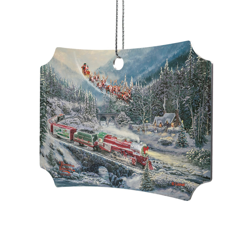 Thomas Kinkade (Lionel - Christmas Light Express) Hanging Metal Print AMBERL145