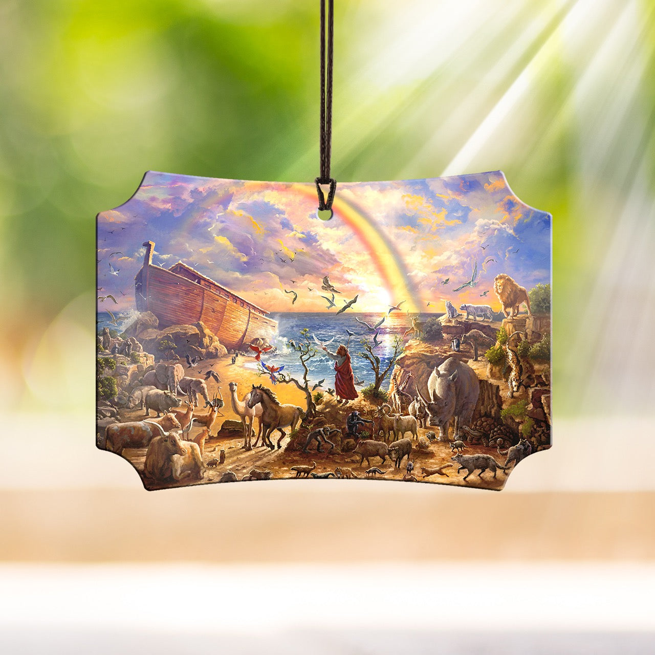 Zac Kinkade (Noah's Ark) Hanging Metal Print AMBERL148