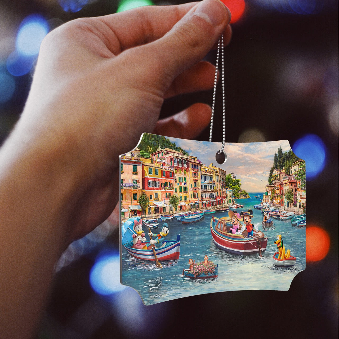 Disney (Mickey & Minnie in Italy) Hanging Metal Print AMBERL160