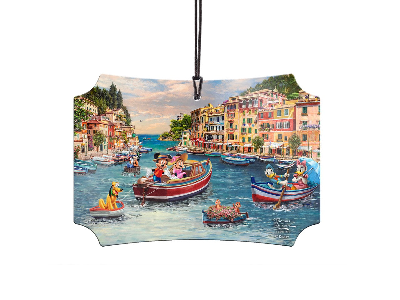 Disney (Mickey & Minnie in Italy) Hanging Metal Print AMBERL160