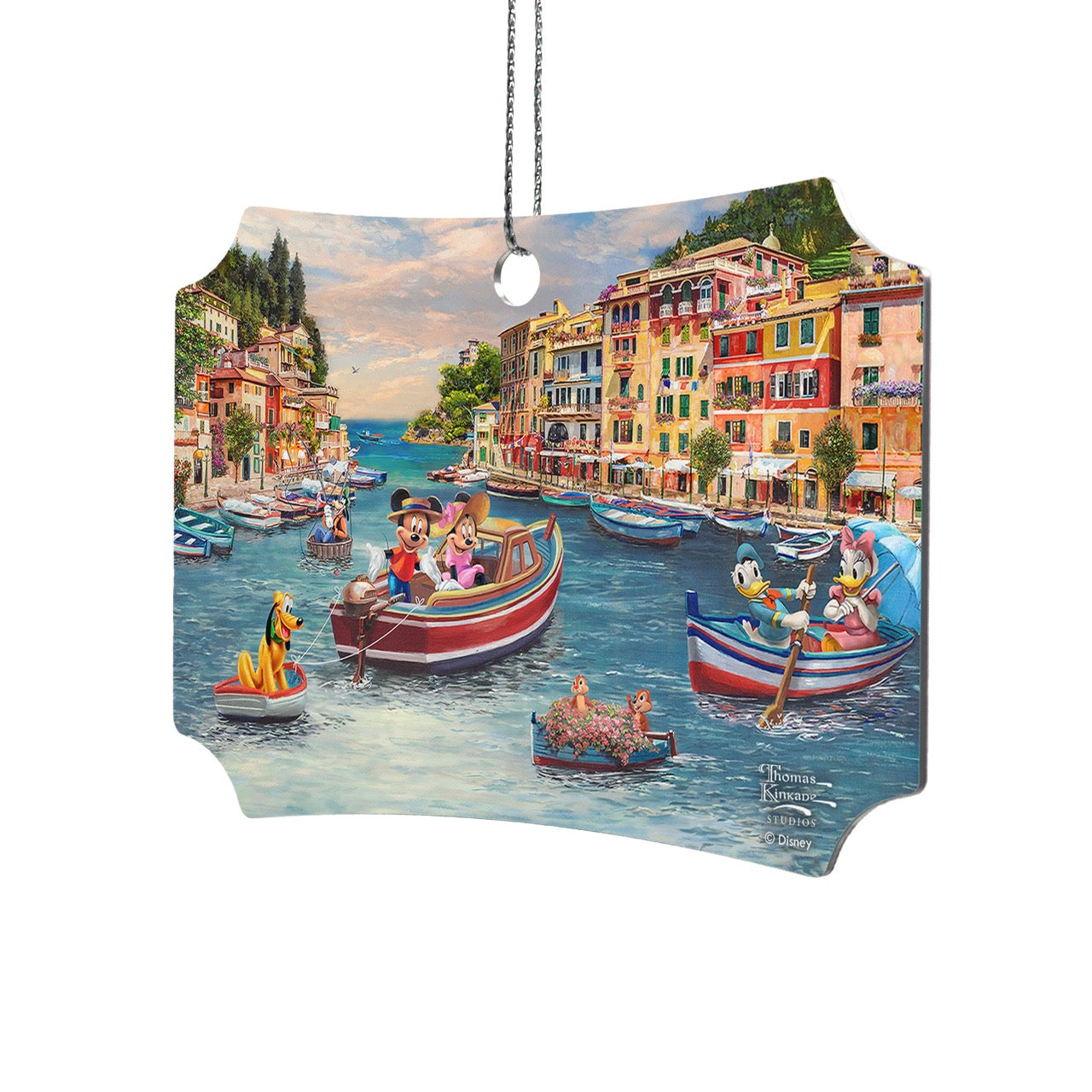 Disney (Mickey & Minnie in Italy) Hanging Metal Print AMBERL160