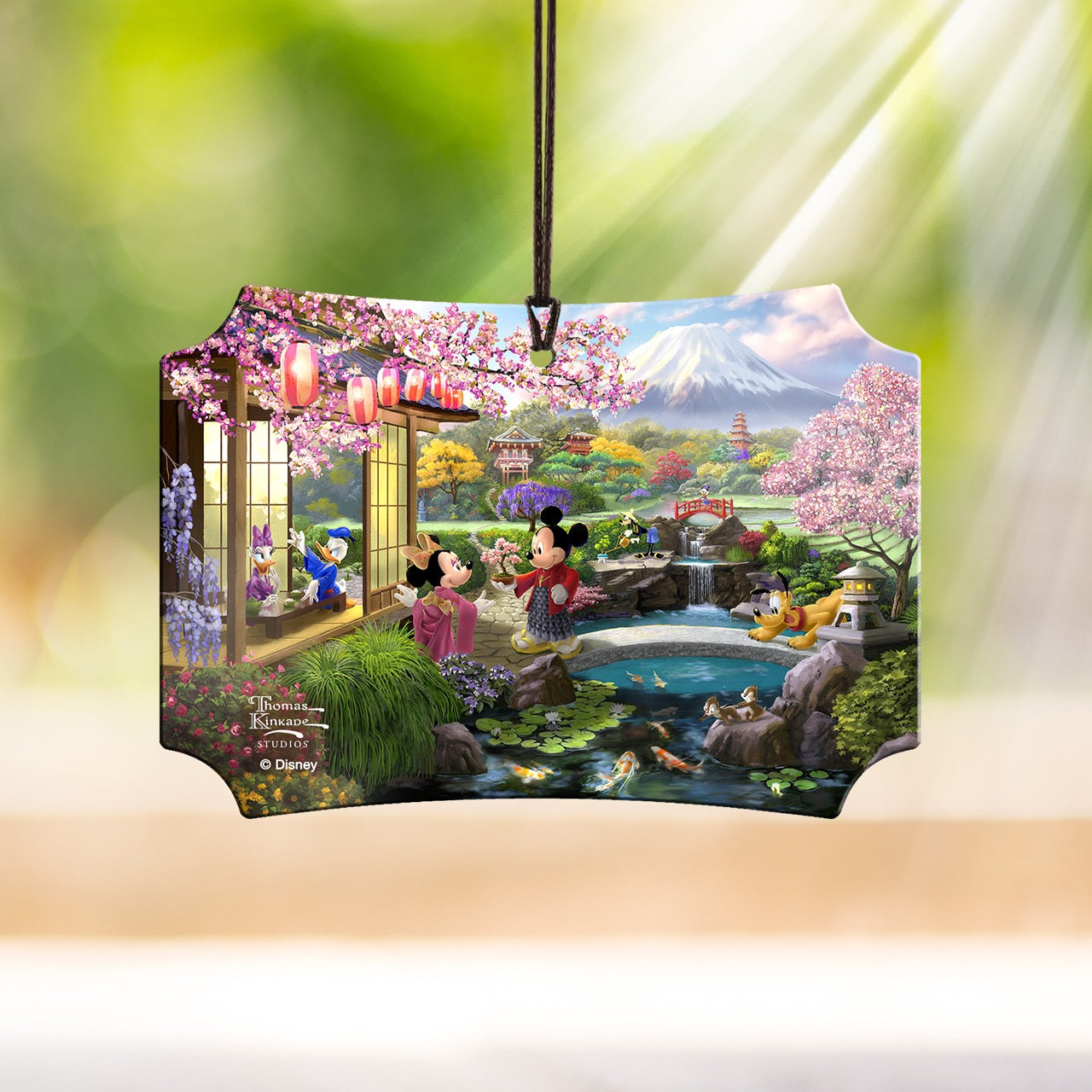 Disney (Mickey and Minnie in Japan) Hanging Metal Print AMBERL167