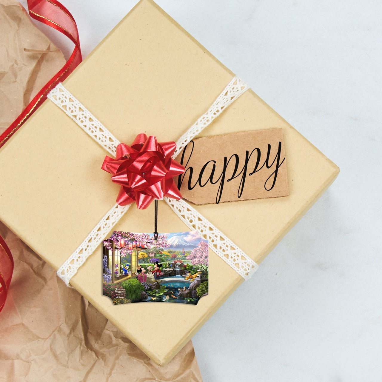 Disney (Mickey and Minnie in Japan) Hanging Metal Print AMBERL167