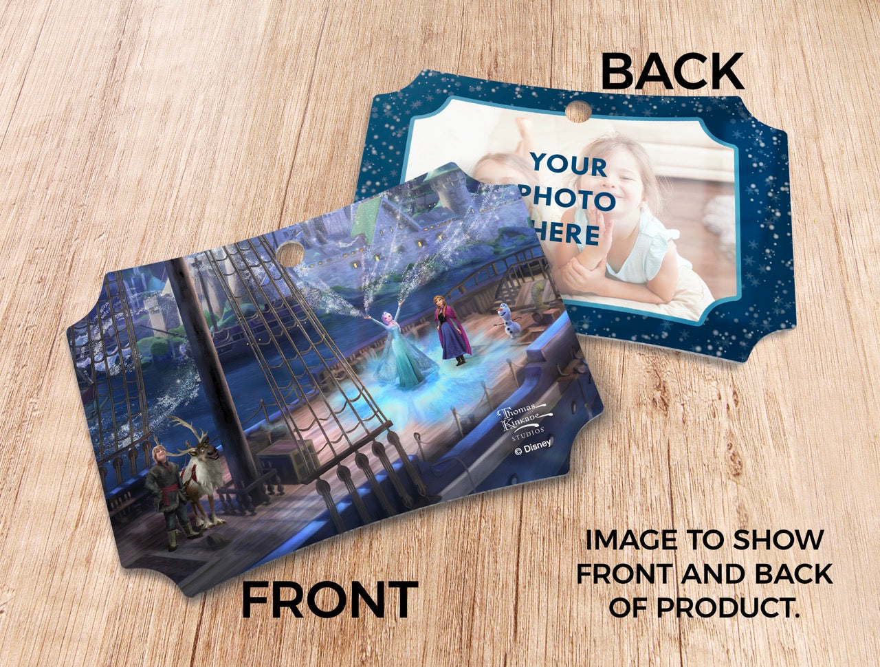 Disney (Frozen – Love and Magic) Hanging Metal Print Personalized Photo Upload AMBERLU169