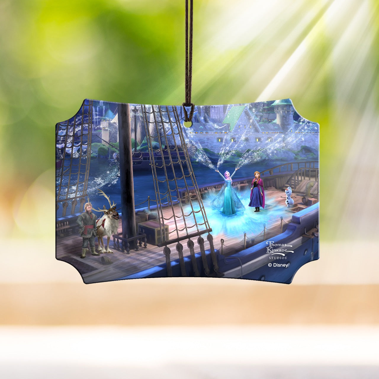 Disney (Frozen – Love and Magic) Hanging Metal Print Personalized Photo Upload AMBERLU169