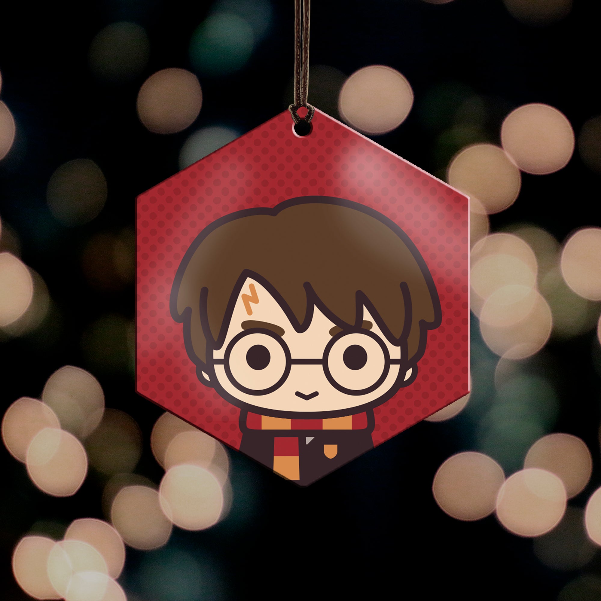 Harry Potter (Harry Potter - Chibi Cartoon) Hanging Metal Print AMHEX091