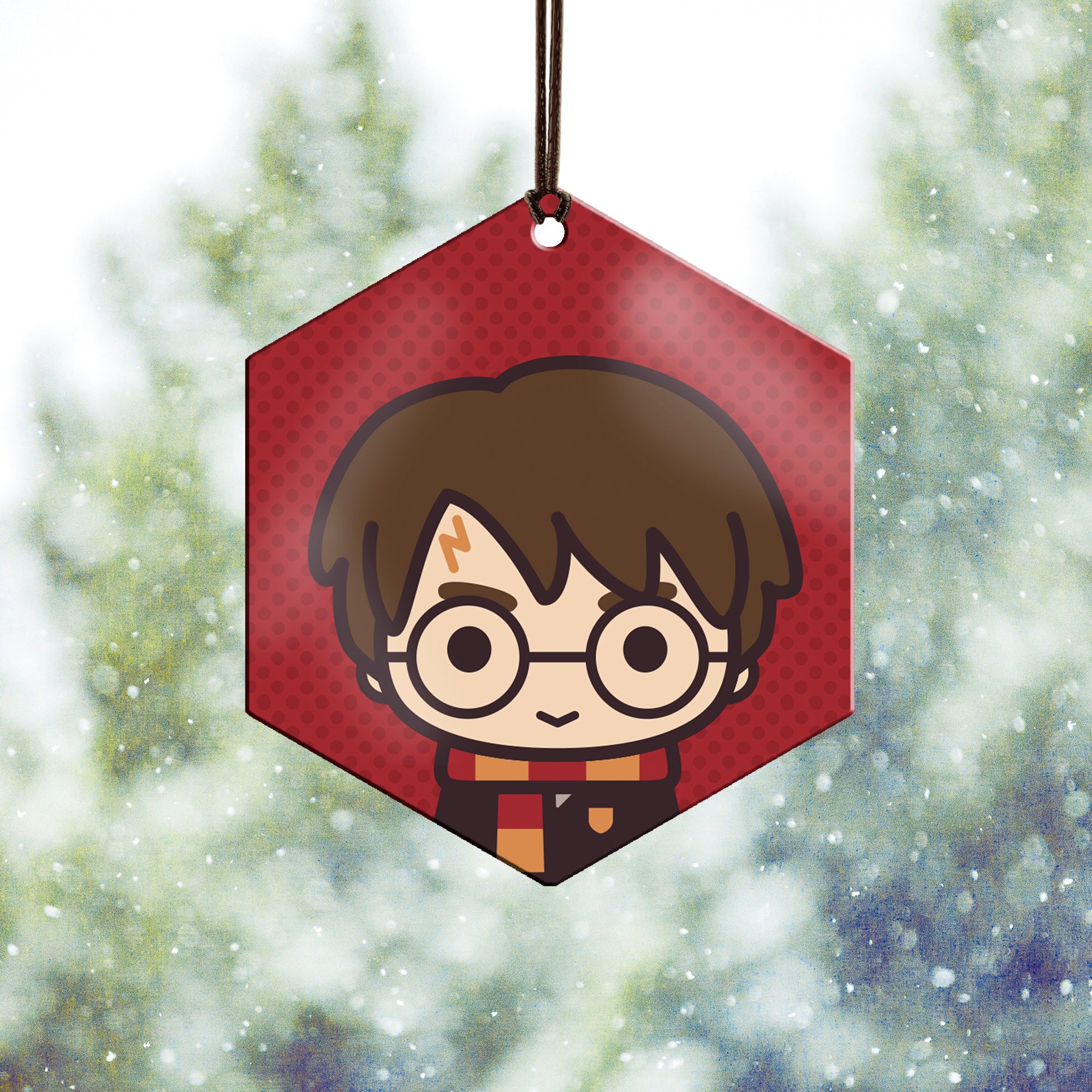 Harry Potter (Harry Potter - Chibi Cartoon) Hanging Metal Print AMHEX091