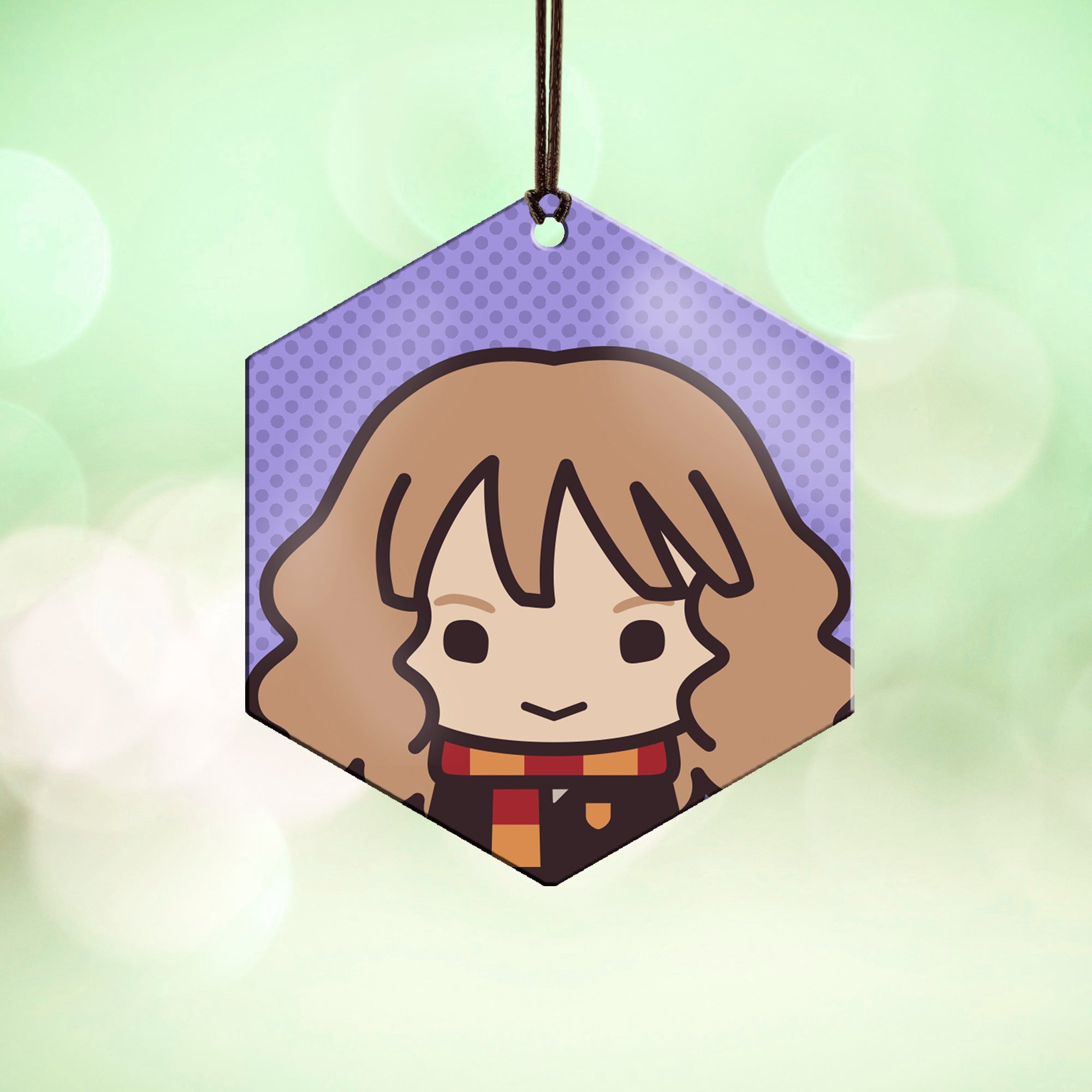 Harry Potter (Hermione Granger - Chibi Cartoon) Hanging Metal Print AMHEX092