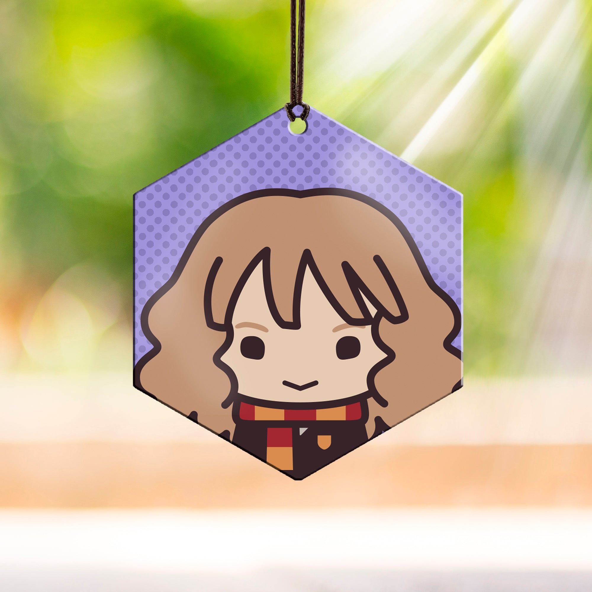 Harry Potter (Hermione Granger - Chibi Cartoon) Hanging Metal Print AMHEX092