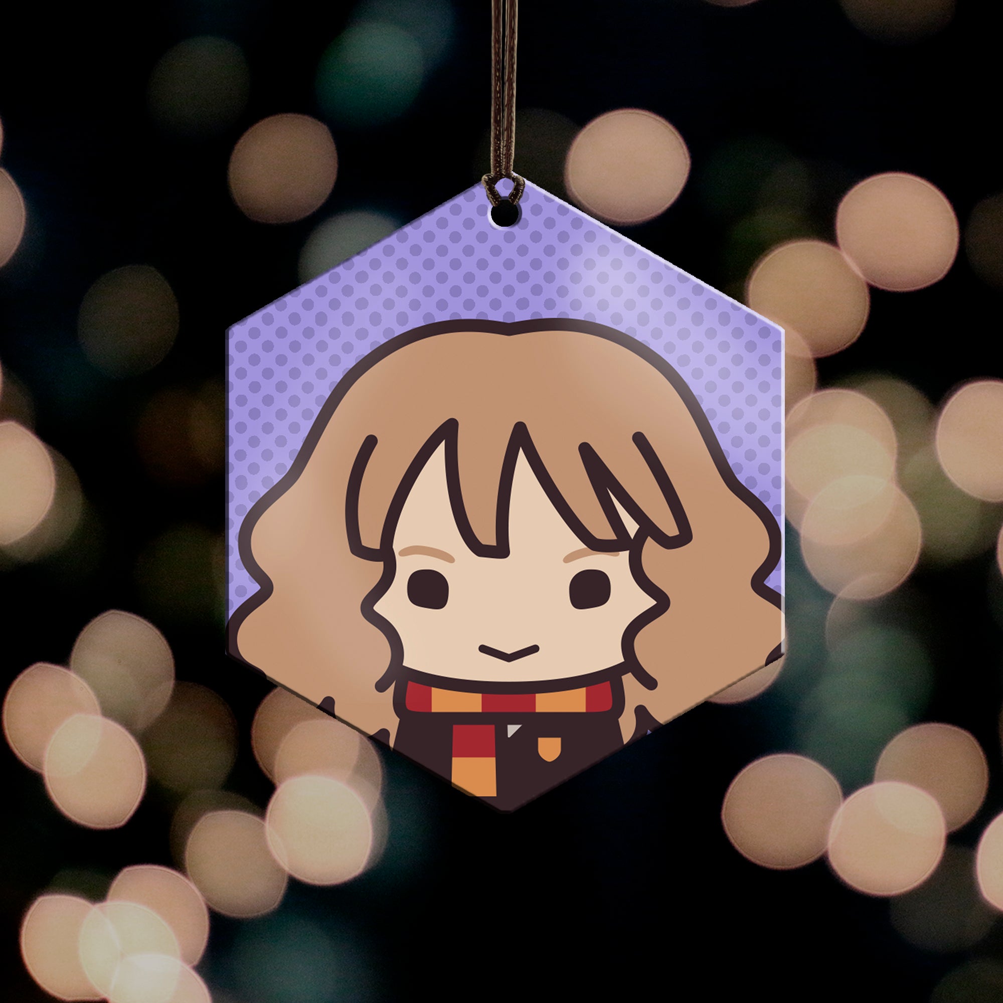 Harry Potter (Hermione Granger - Chibi Cartoon) Hanging Metal Print AMHEX092