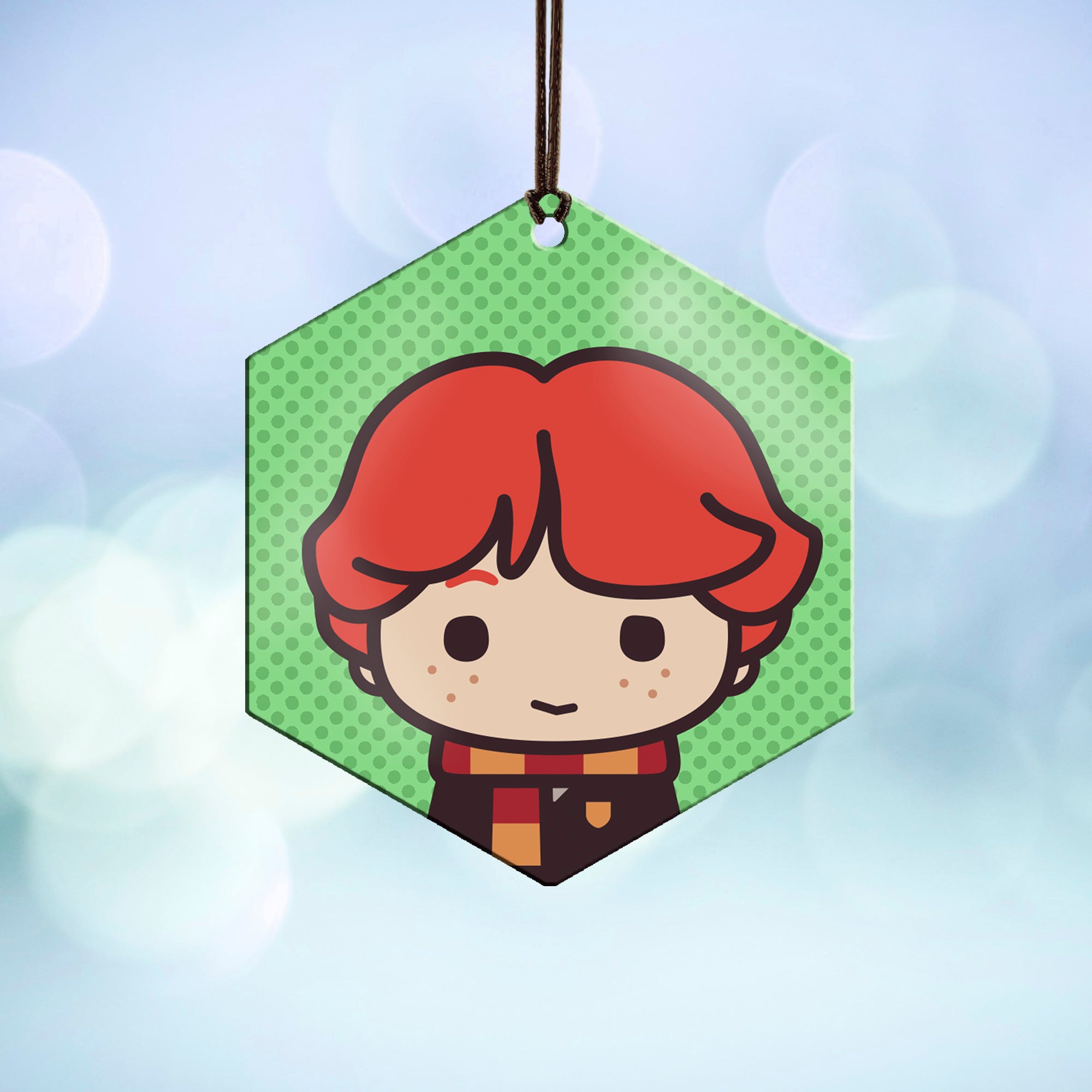 Harry Potter (Ron Weasley - Chibi Cartoon) Hanging Metal Print AMHEX093
