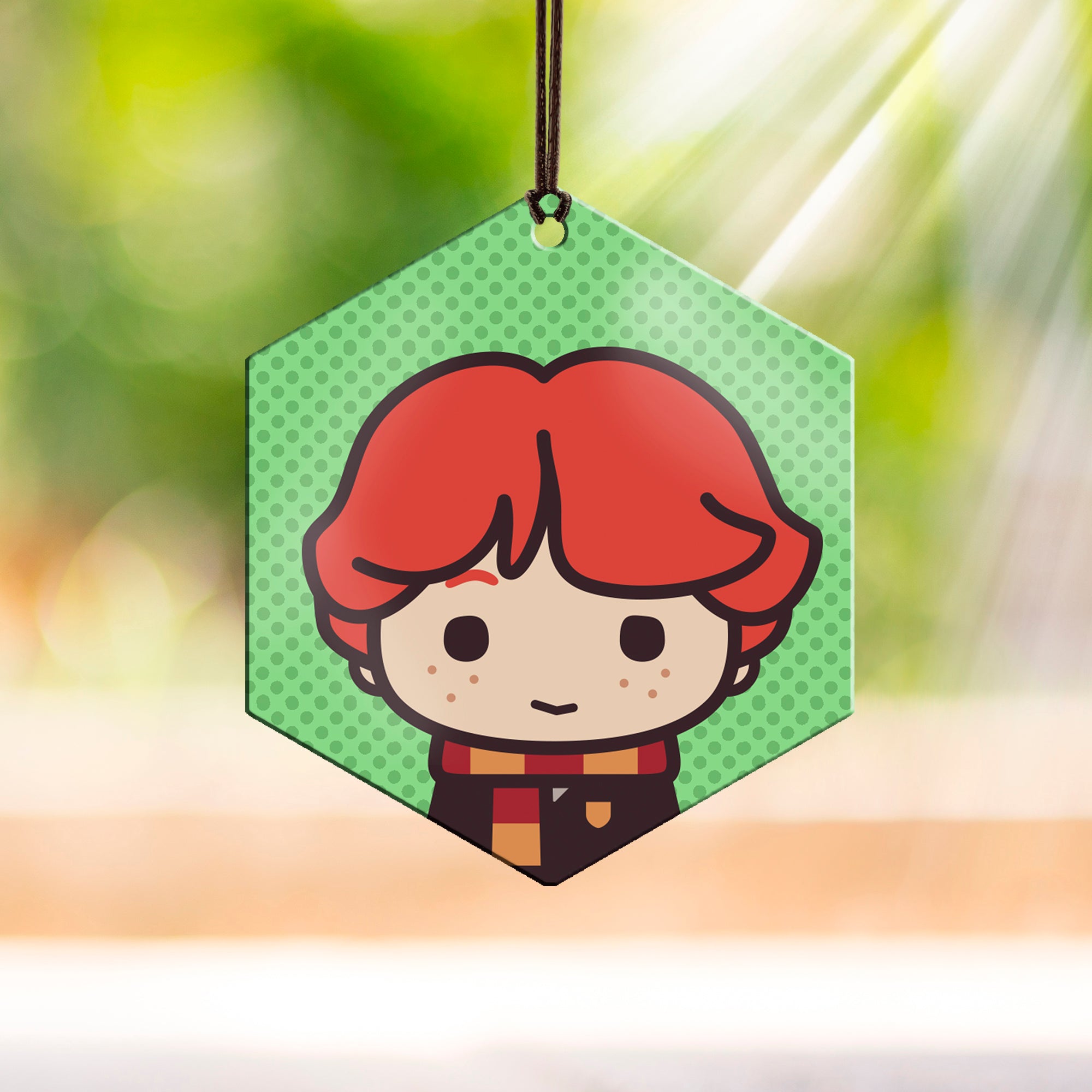 Harry Potter (Ron Weasley - Chibi Cartoon) Hanging Metal Print AMHEX093