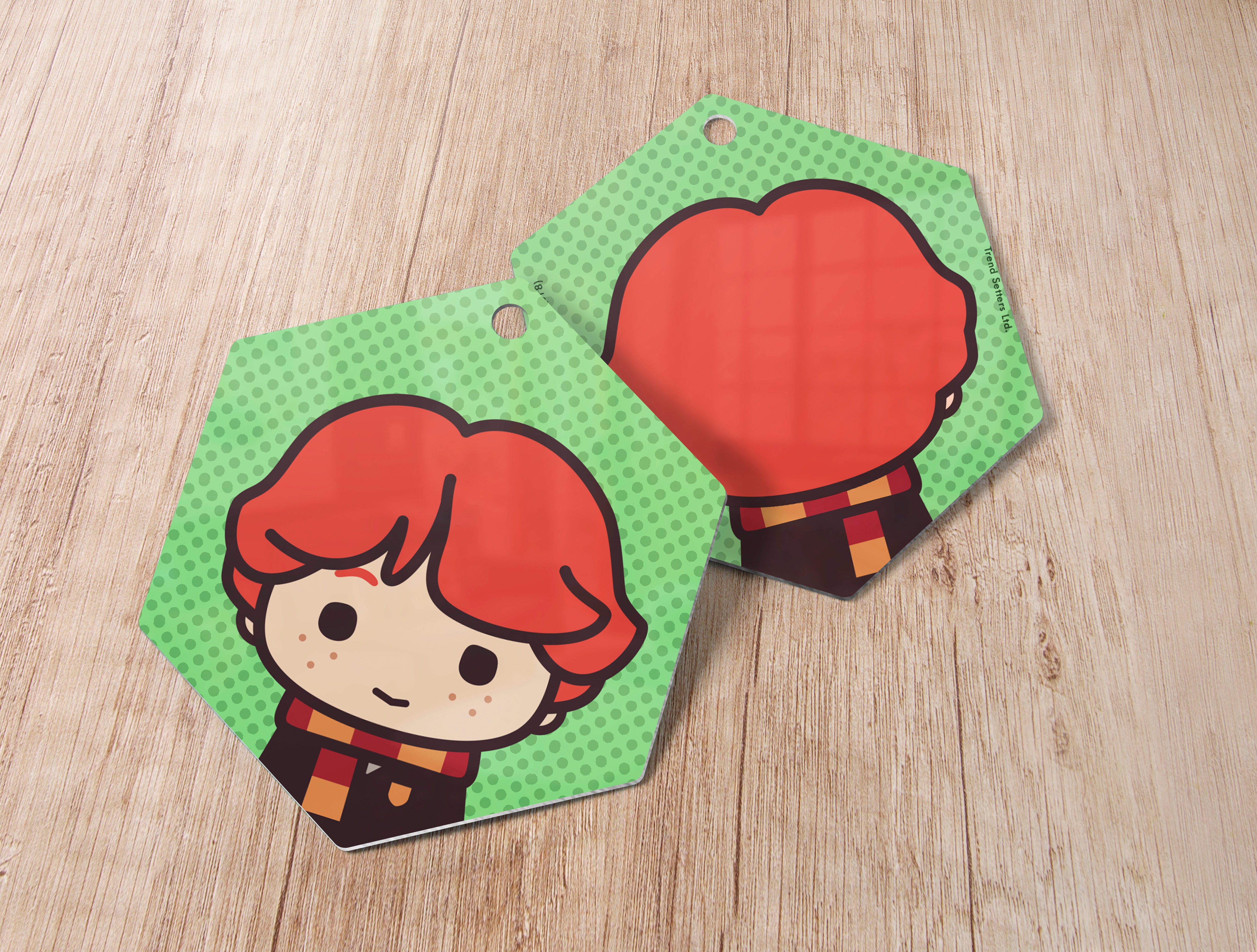 Harry Potter (Ron Weasley - Chibi Cartoon) Hanging Metal Print AMHEX093