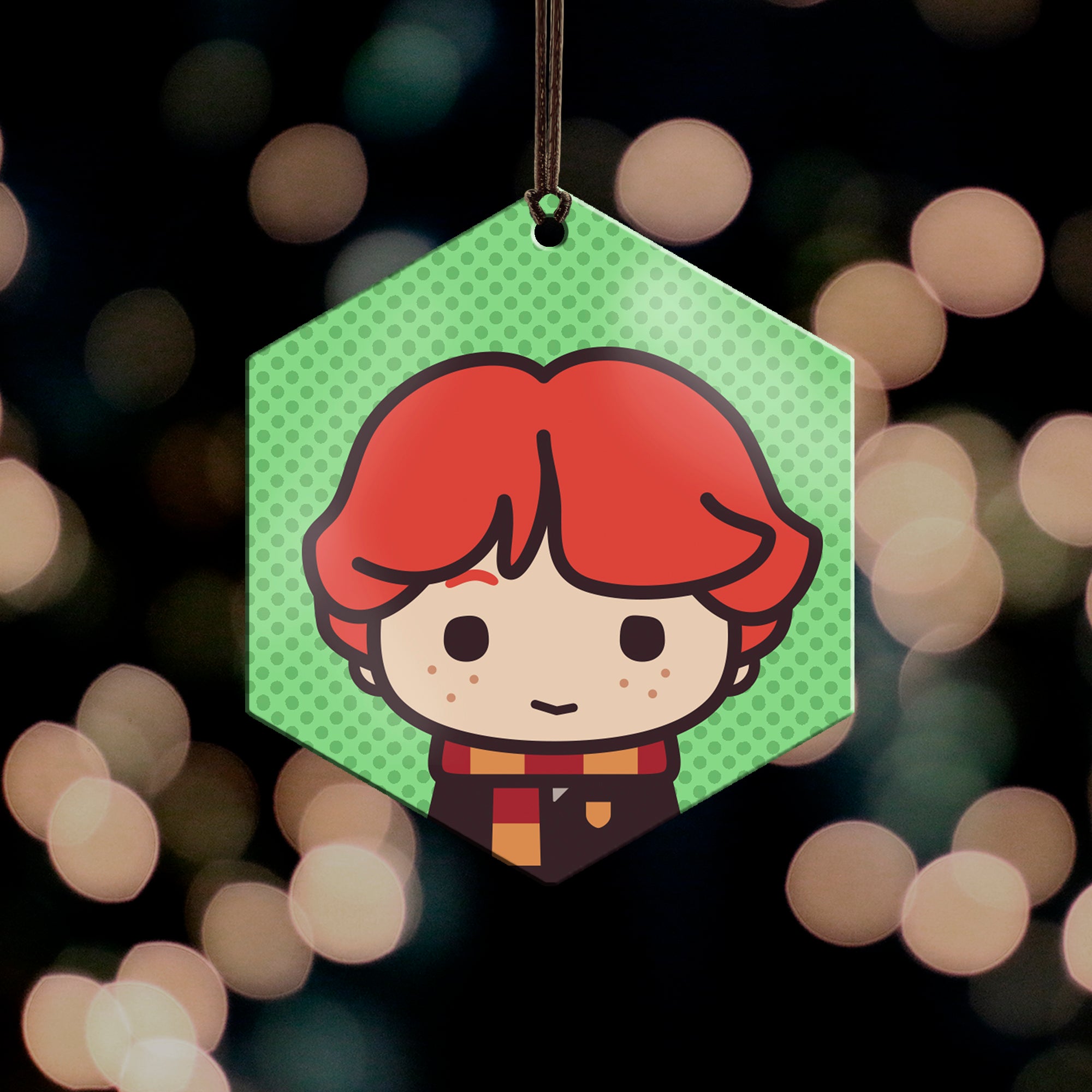 Harry Potter (Ron Weasley - Chibi Cartoon) Hanging Metal Print AMHEX093