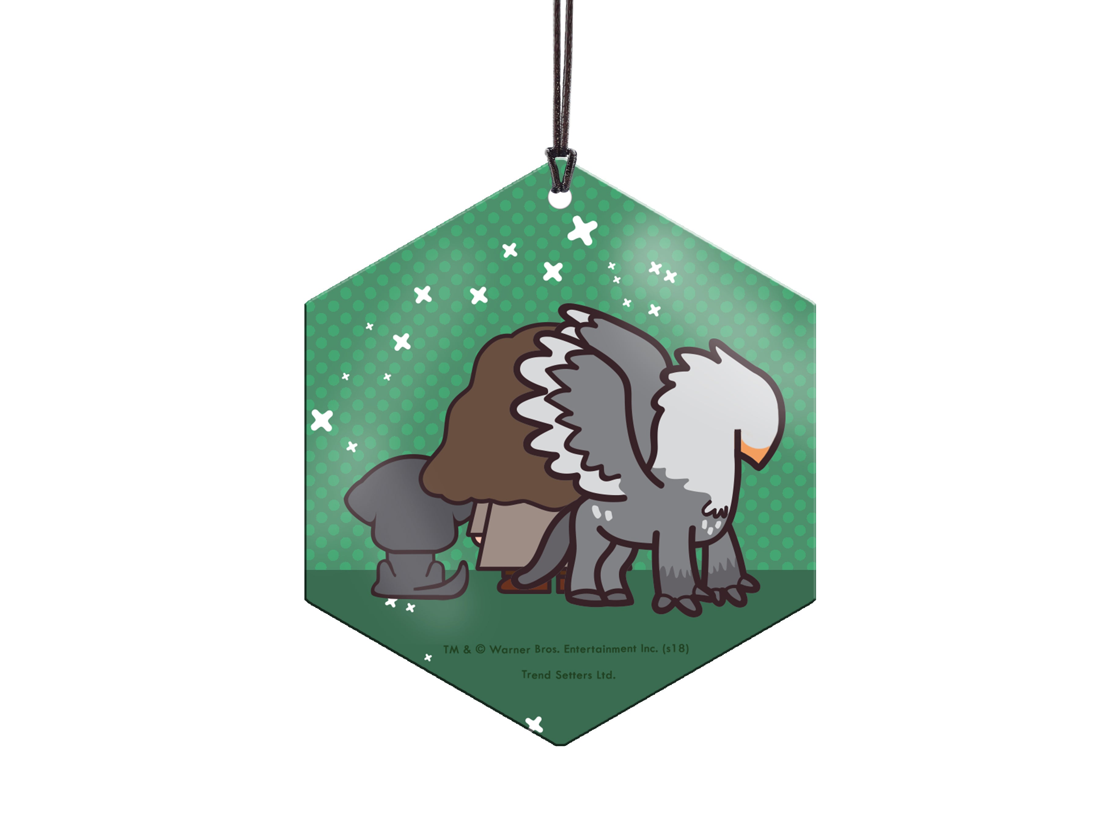 Harry Potter (Hagrid and Friends - Chibi Cartoon) Hanging Metal Print AMHEX097