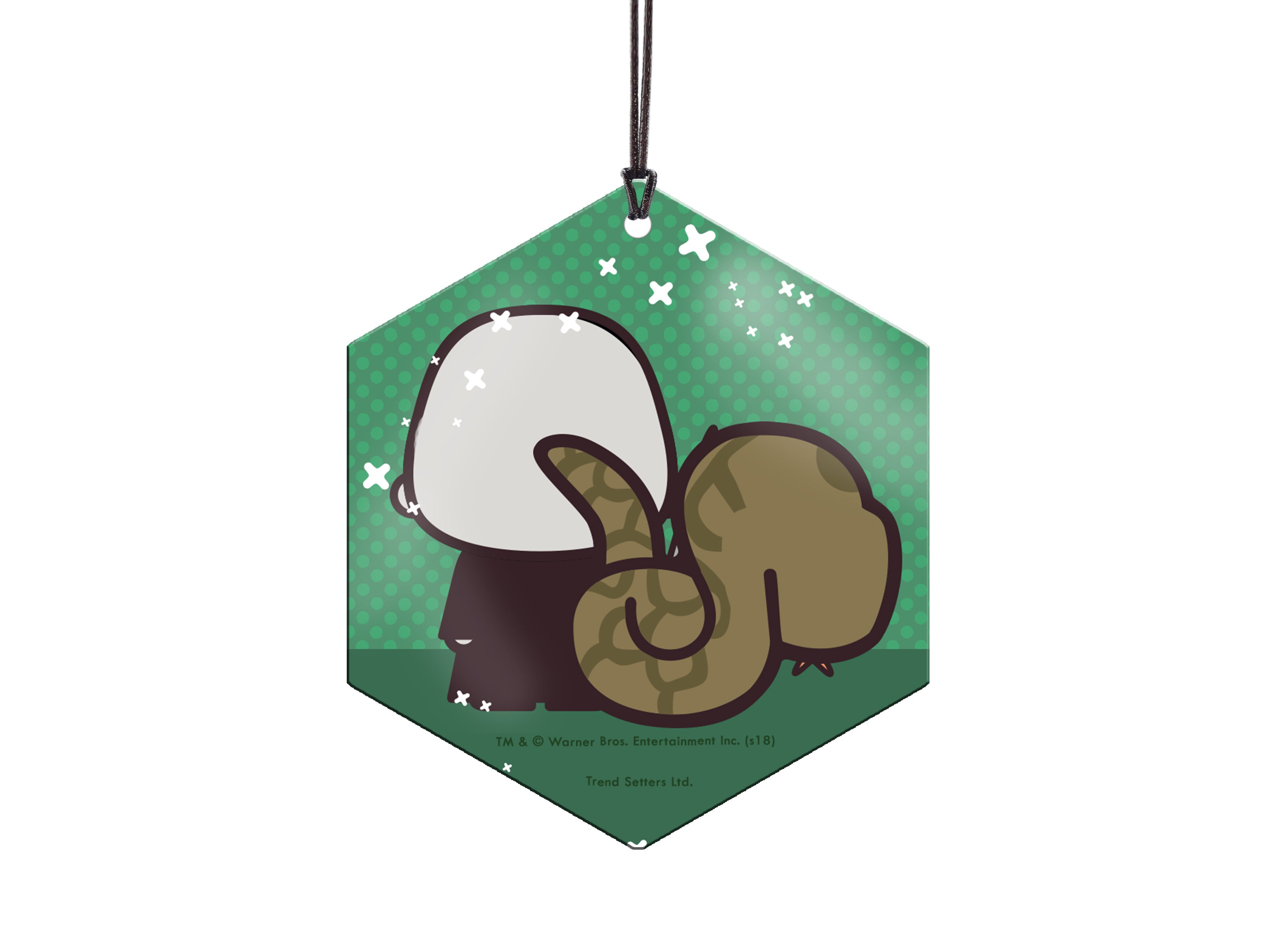 Harry Potter (Voldemort and Nagini - Chibi Cartoon) Hanging Metal Print AMHEX099