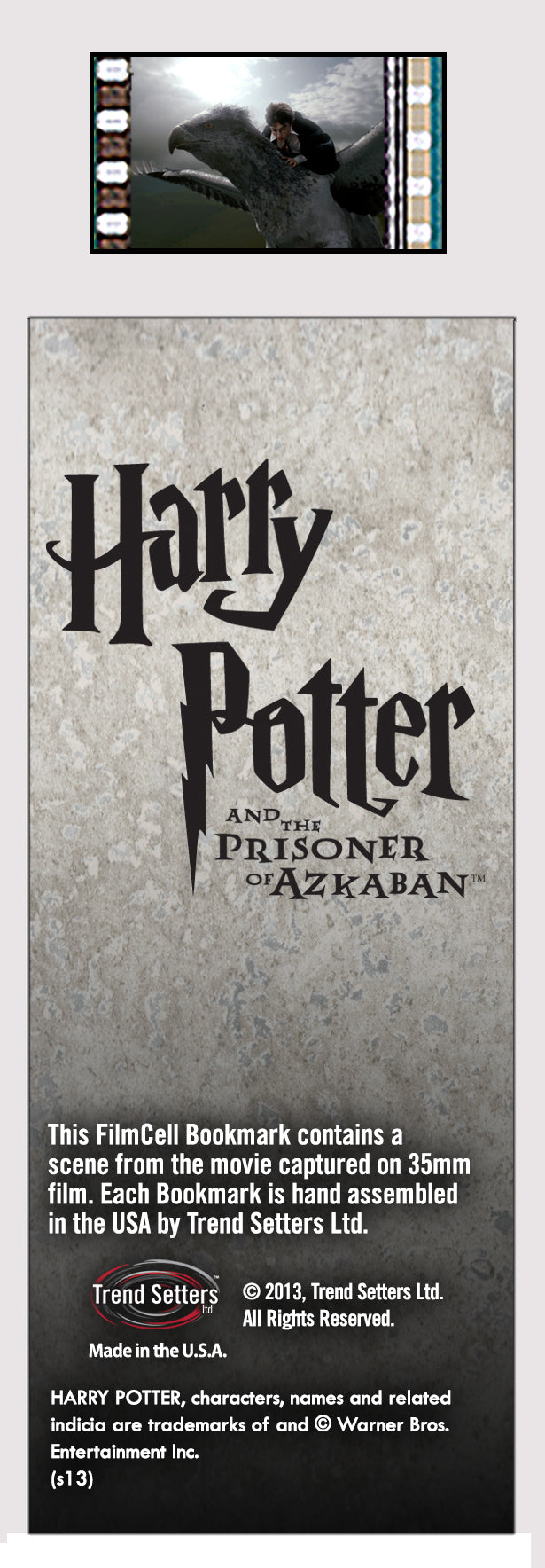 Harry Potter and the Prisoner of Azkaban (Sirius Black Wanted) FilmCells™ Bookmark USBM670