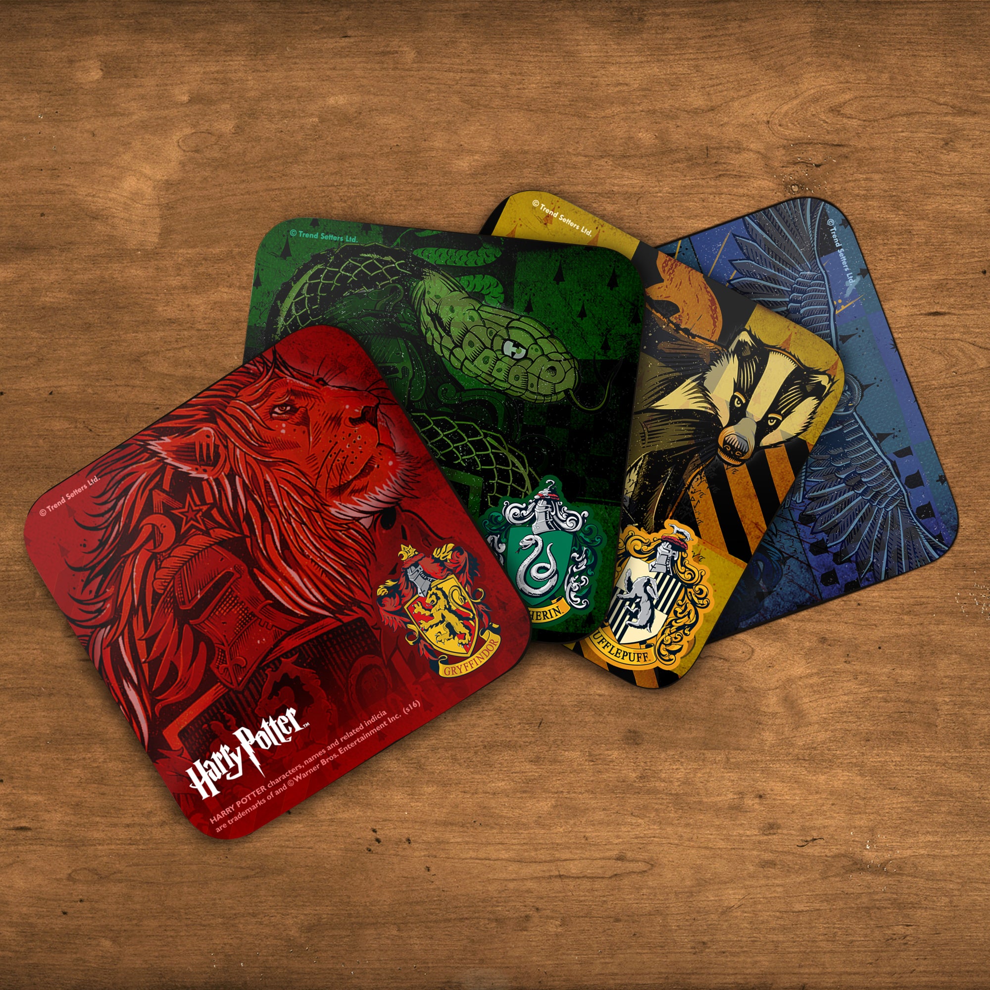 Harry Potter (Hogwarts Houses) Hardboard Coaster Set of Four CSTRHRD026