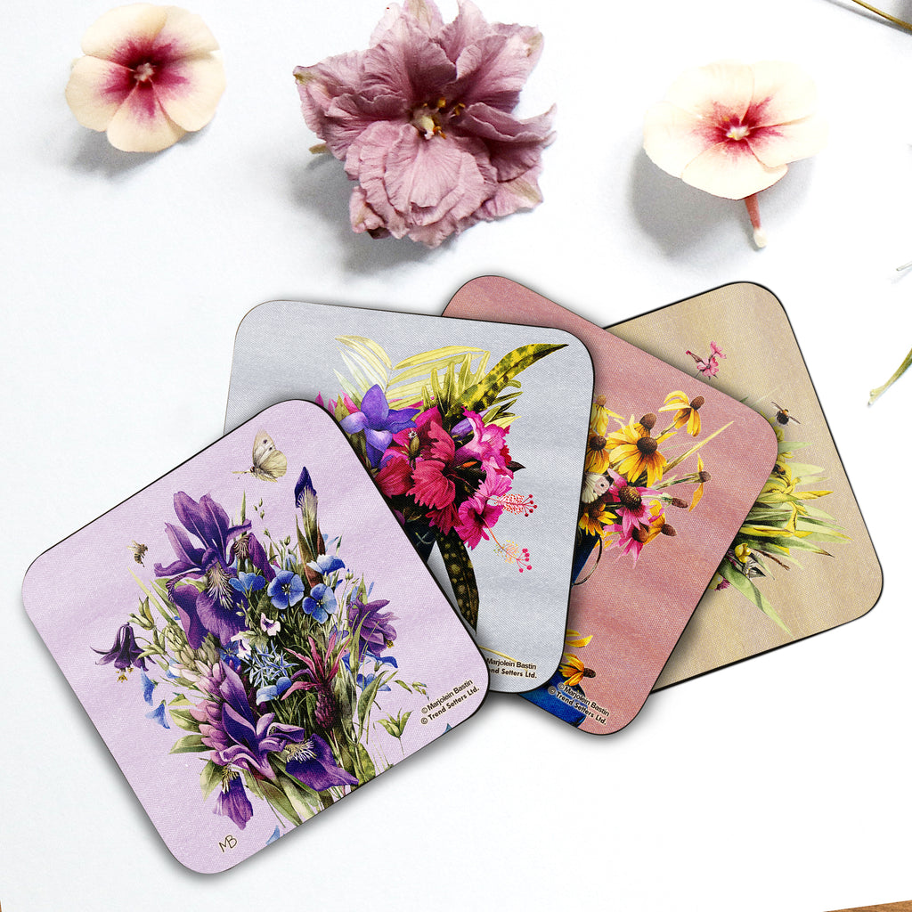 Marjolein Bastin (Flowers) Hardboard Coaster Set of Four CSTRHRD039