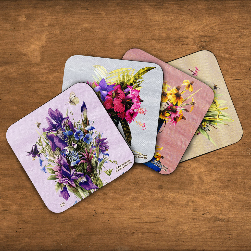 Marjolein Bastin (Flowers) Hardboard Coaster Set of Four CSTRHRD039