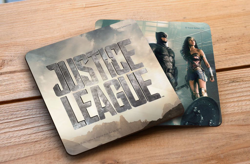 Justice League (Unite The League) Hardboard Coaster Set of Four CSTRHRD054