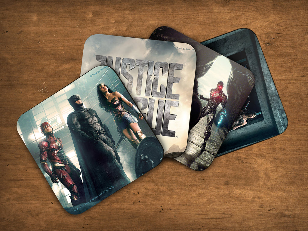 Justice League (Unite The League) Hardboard Coaster Set of Four CSTRHRD054