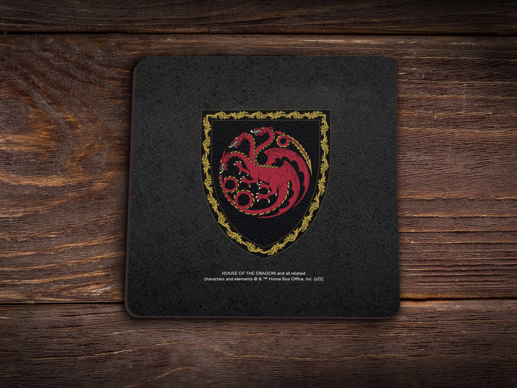 House of the Dragon (Dragon Throne) Hardboard Coaster Set of Four CSTRHRD061