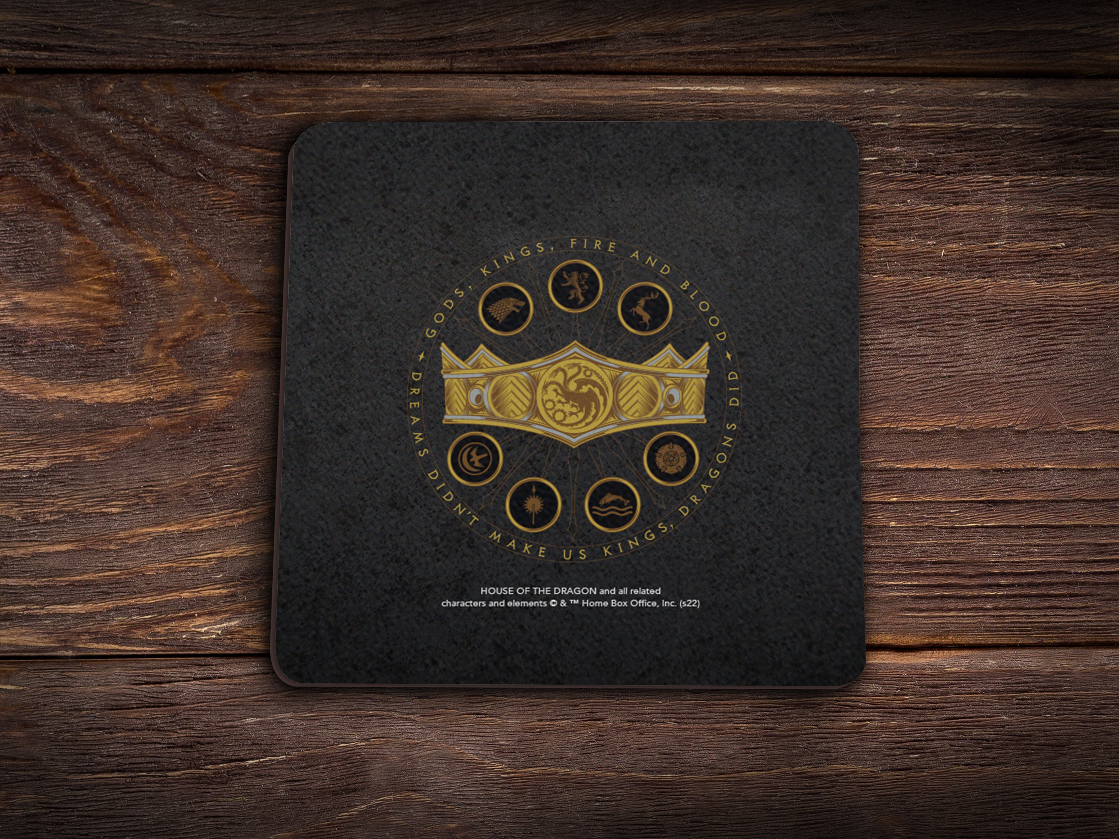 House of the Dragon (Dragon Throne) Hardboard Coaster Set of Four CSTRHRD061