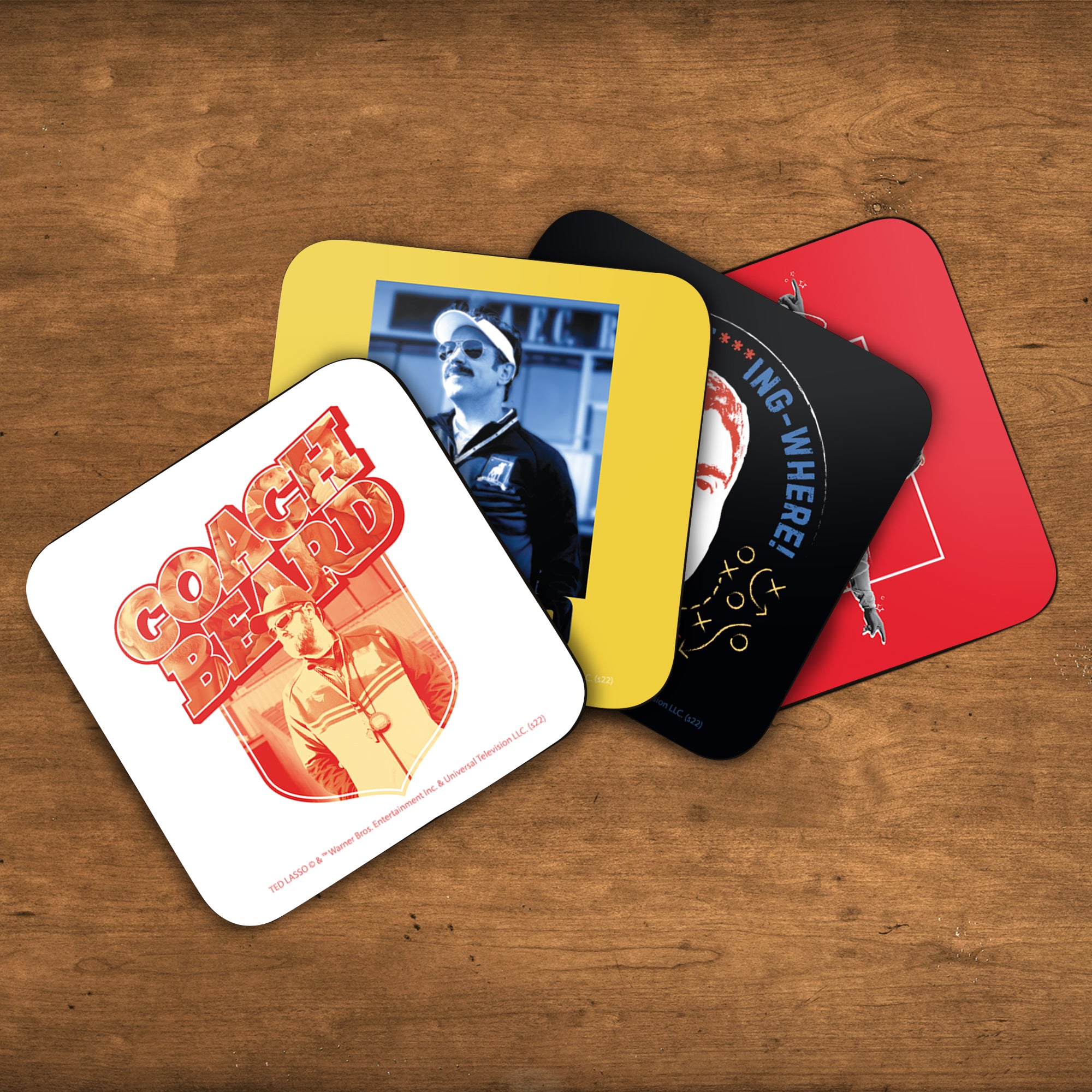 Ted Lasso (Character Coasters) Hardboard Coaster Set of Four CSTRHRD062