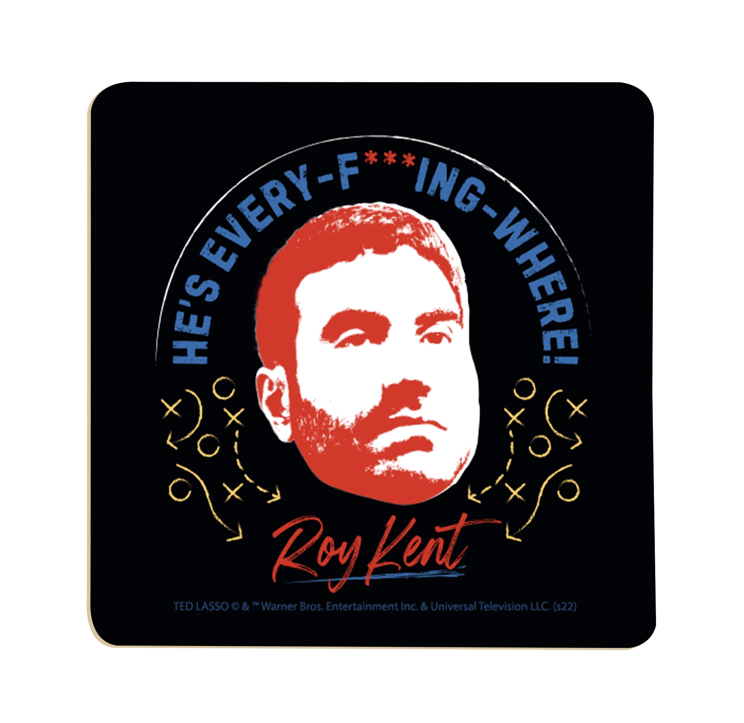 Ted Lasso (Character Coasters) Hardboard Coaster Set of Four CSTRHRD062