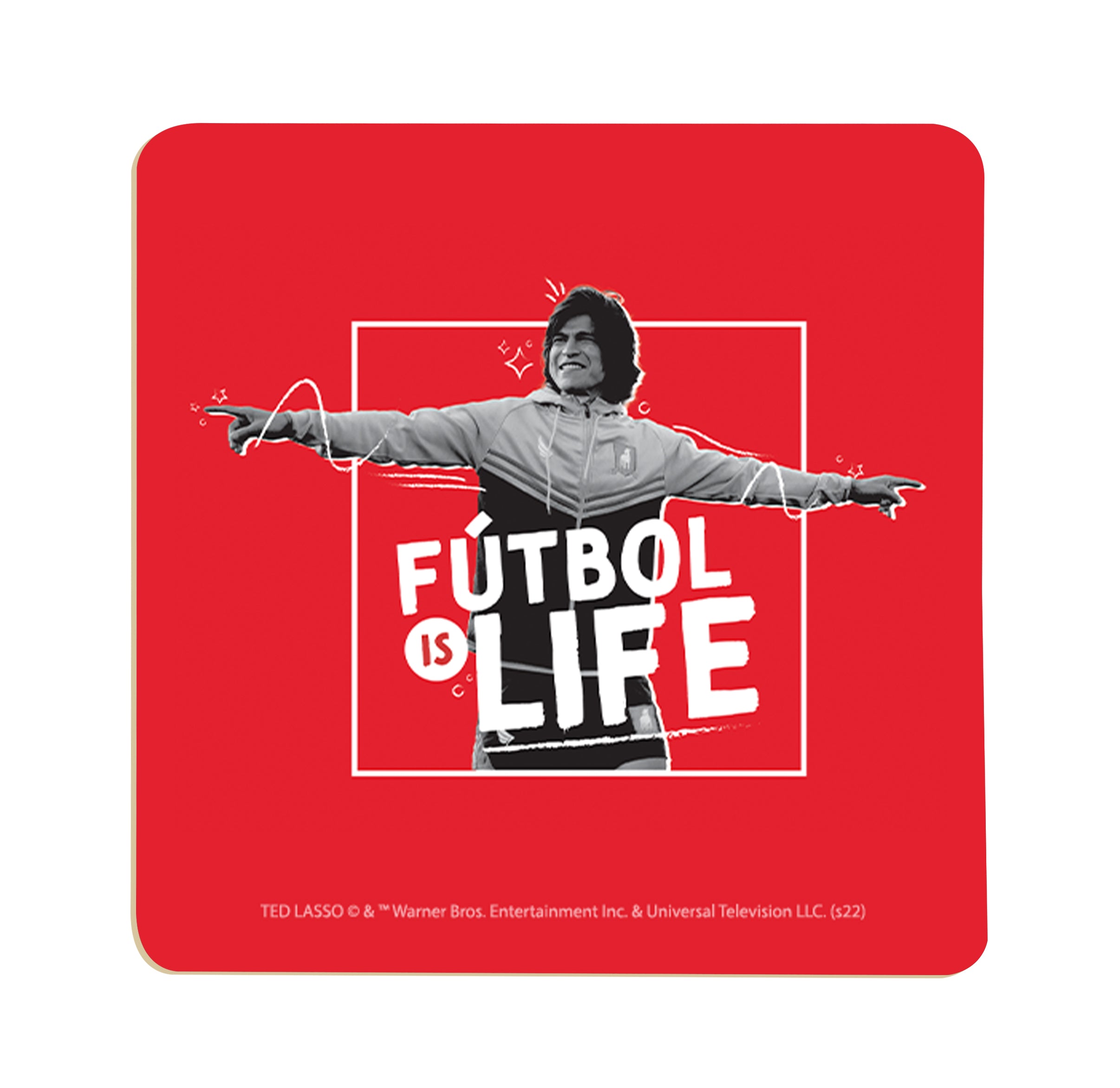 Ted Lasso (Character Coasters) Hardboard Coaster Set of Four CSTRHRD062