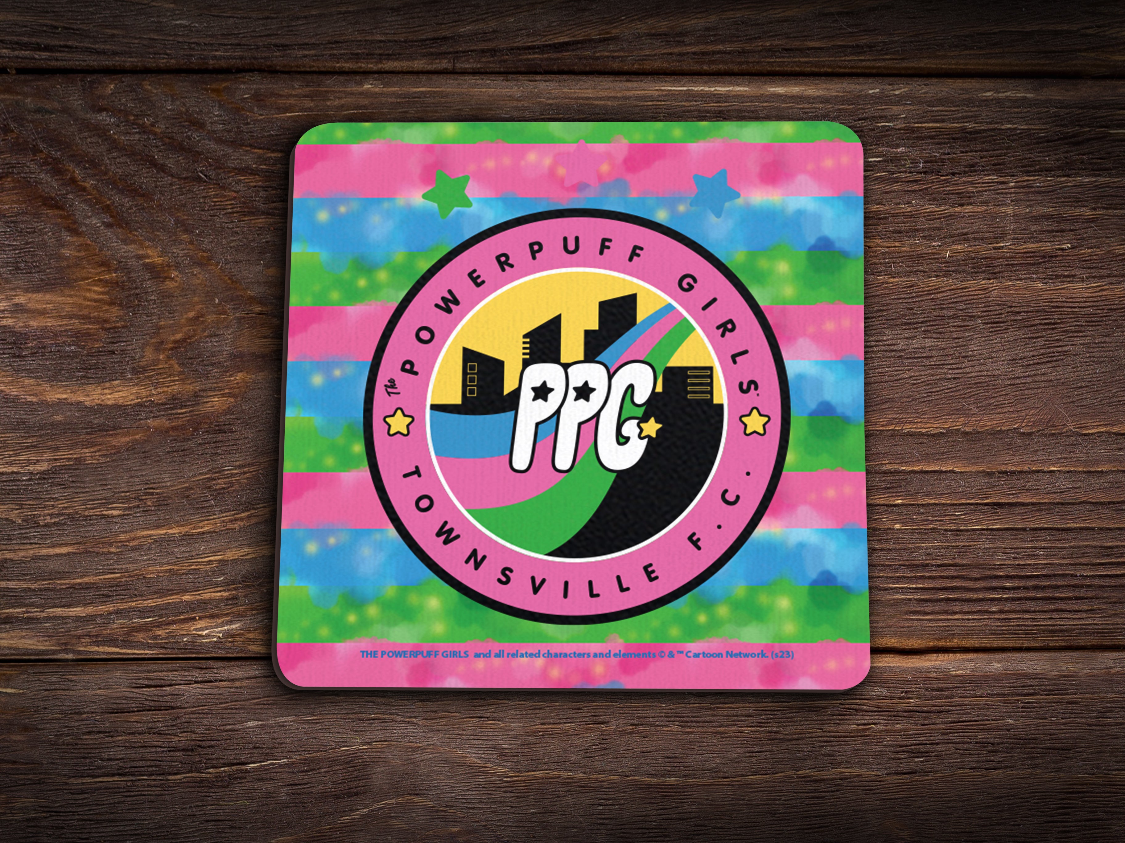 The Powerpuff Girls (PPG) Hardboard Coaster Set of Four CSTRHRD063