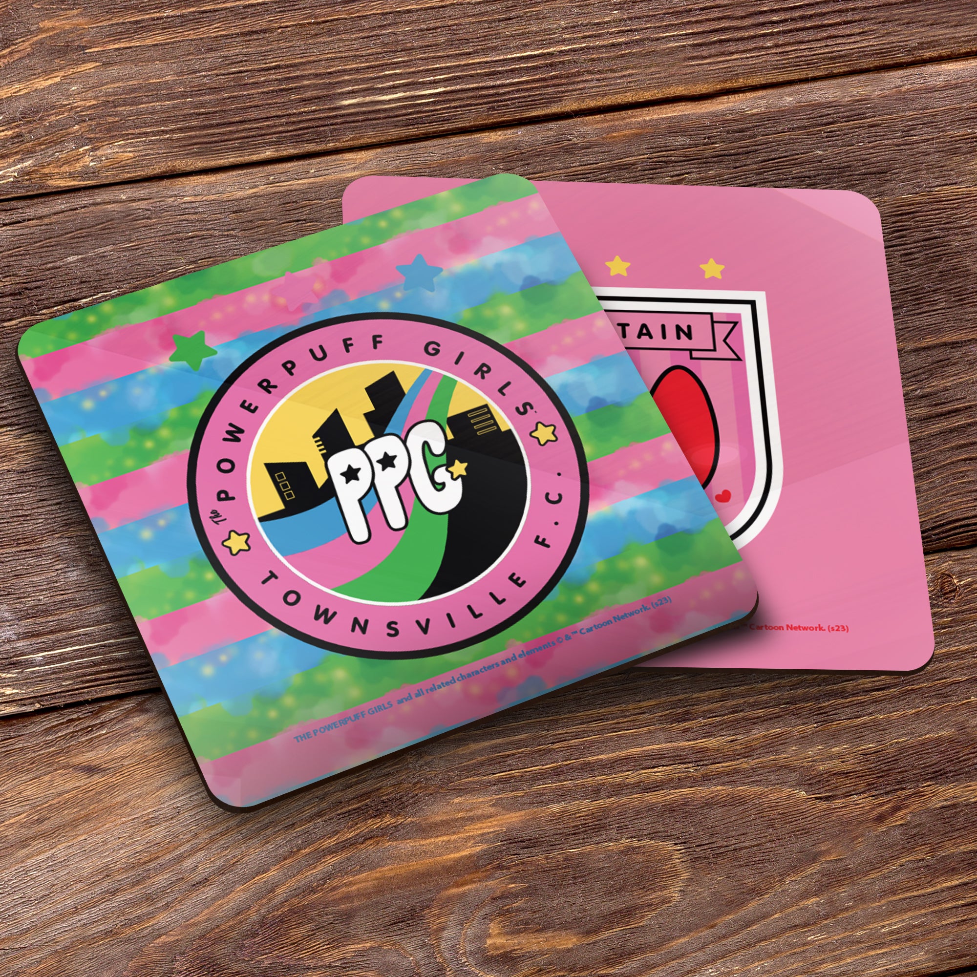 The Powerpuff Girls (PPG) Hardboard Coaster Set of Four CSTRHRD063