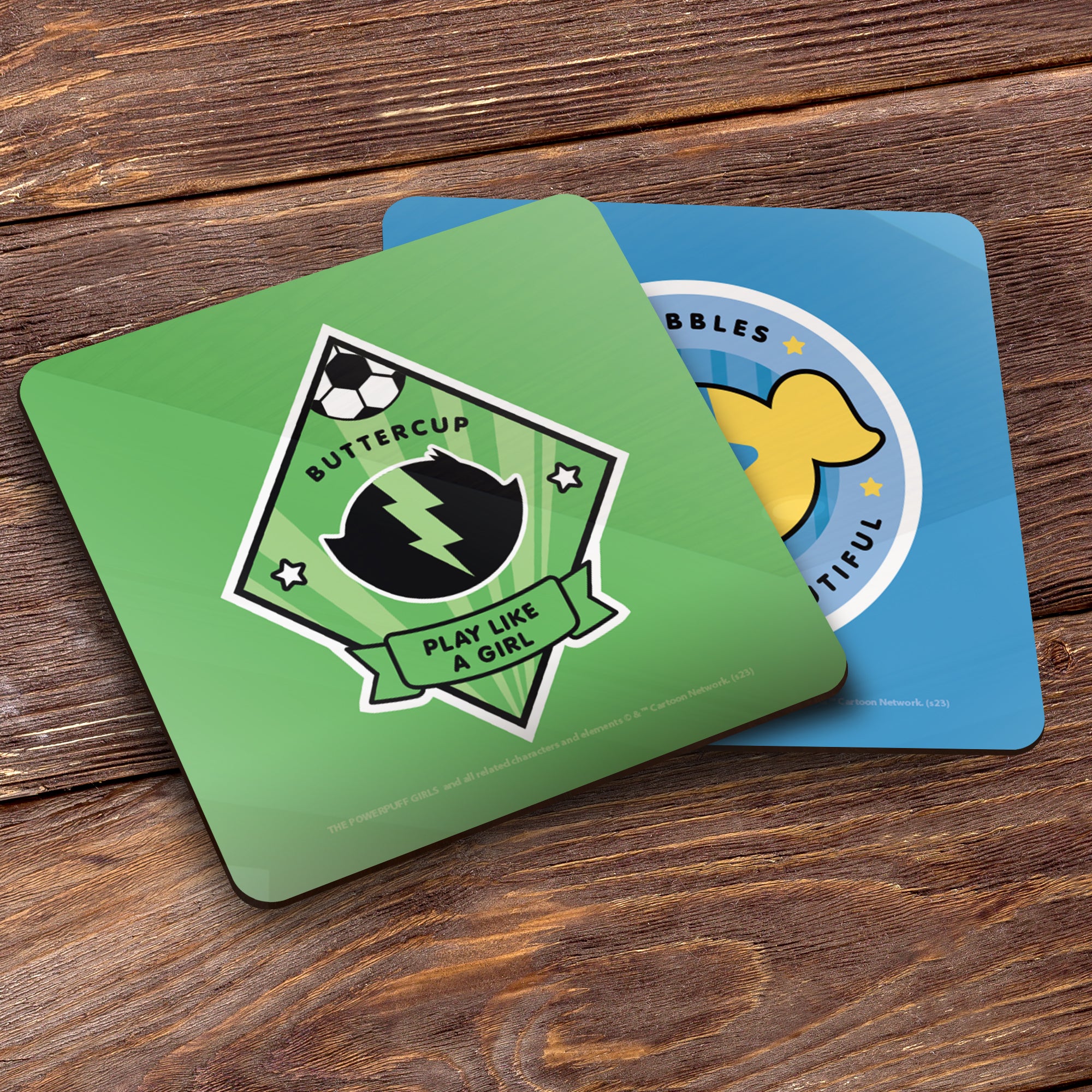 The Powerpuff Girls (PPG) Hardboard Coaster Set of Four CSTRHRD063