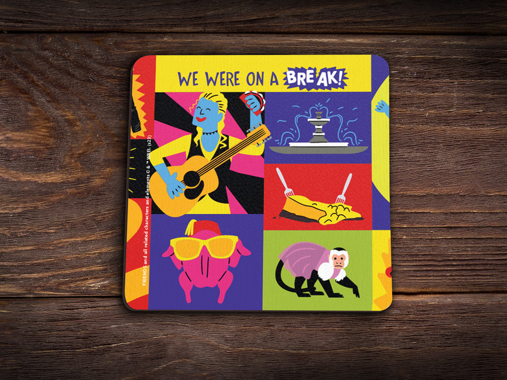 Friends: The Television Show 30th Anniversary (30 Years of Friends) Hardboard Coaster Set of Four CSTRHRD065