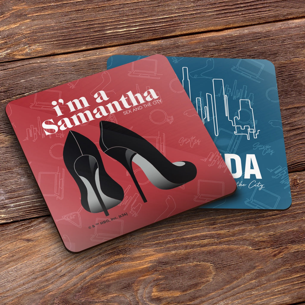 Sex and the City (I'm A...) Hardboard Coaster Set of Four CSTRHRD070