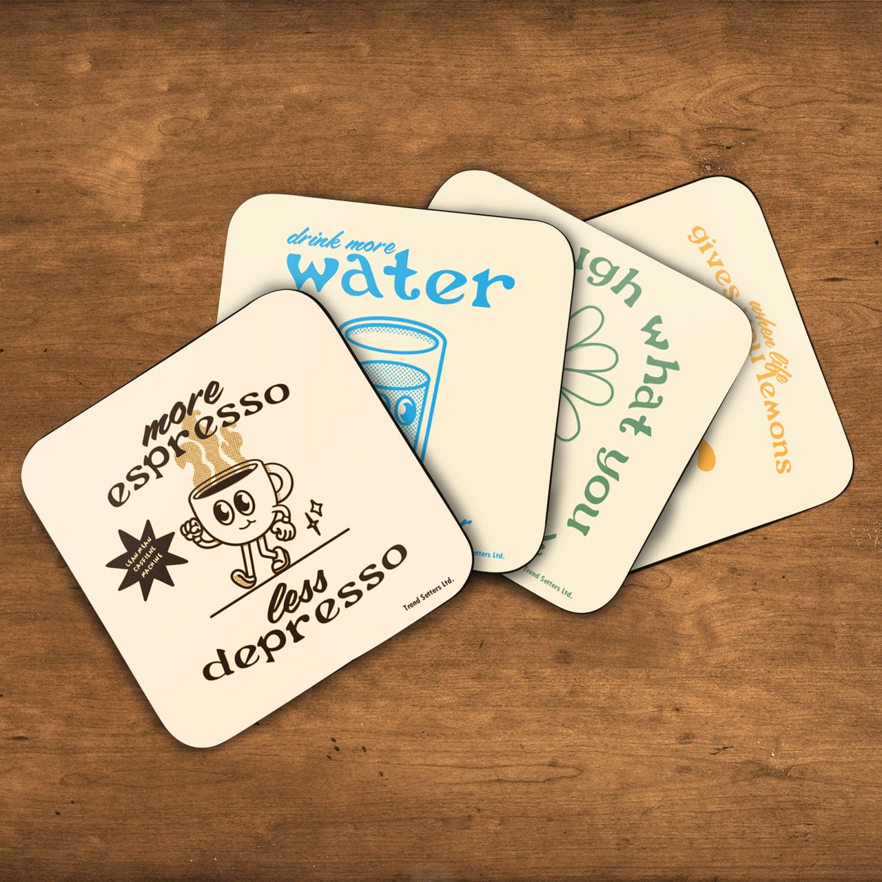 Trend Setters Original (Self Love) Hardboard Coaster Set of Four CSTRHRD074